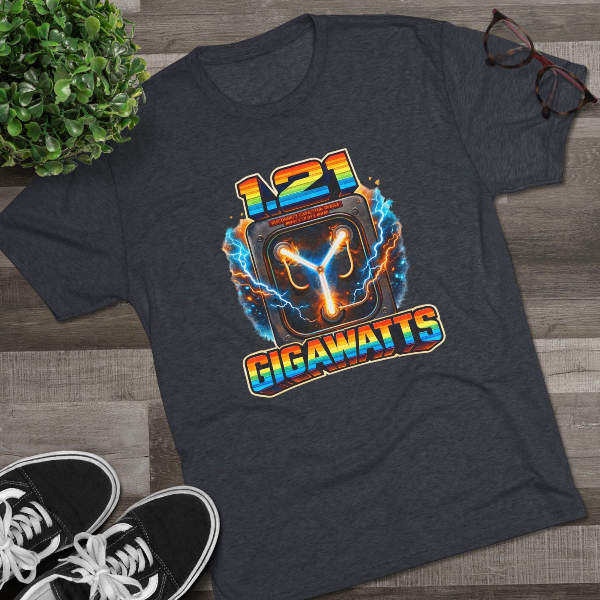 1.21 Gigawatts Shirt, Flux Capacitor Tee, Back To The Future Gift, 80s Movie Fan Shirt, Retro Sci Fi Tee, Funny 80s Gift For Him