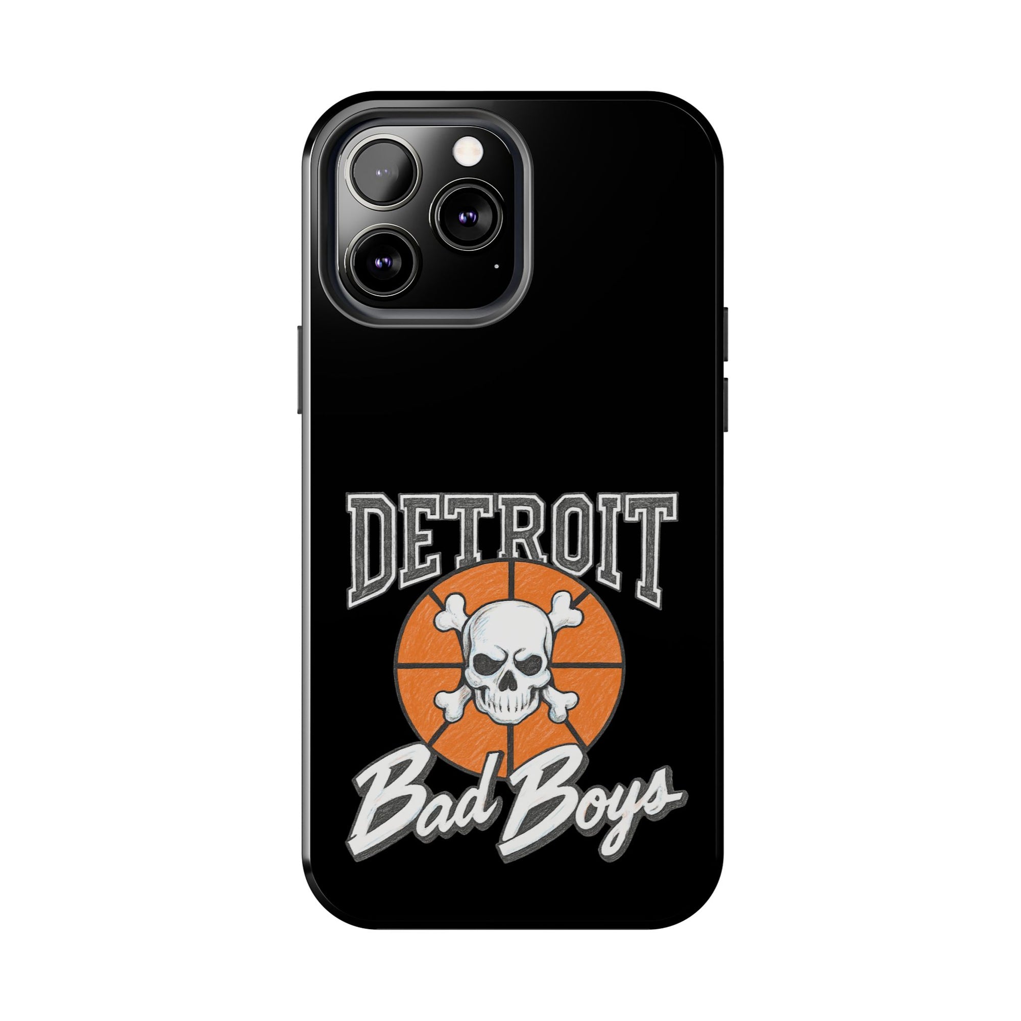 Detroit Bad Boys Phone Case | Basketball Skull Design - Tough Case