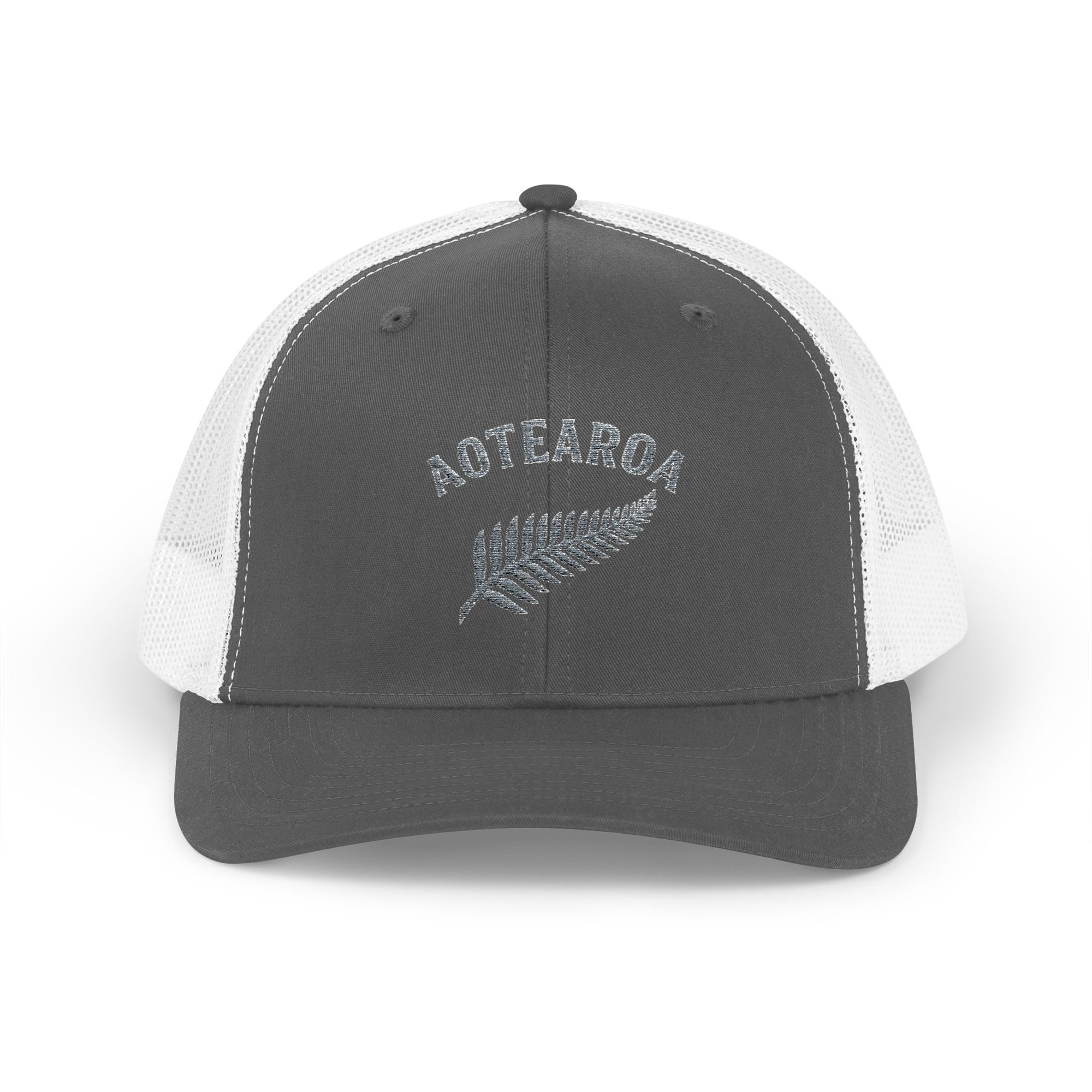 Aotearoa Hat Embroidered | Silver Fern Hat | New Zealand Cap | Kiwi Hat | NZ Pride Hat | Minimalist Snapback Trucker Hat