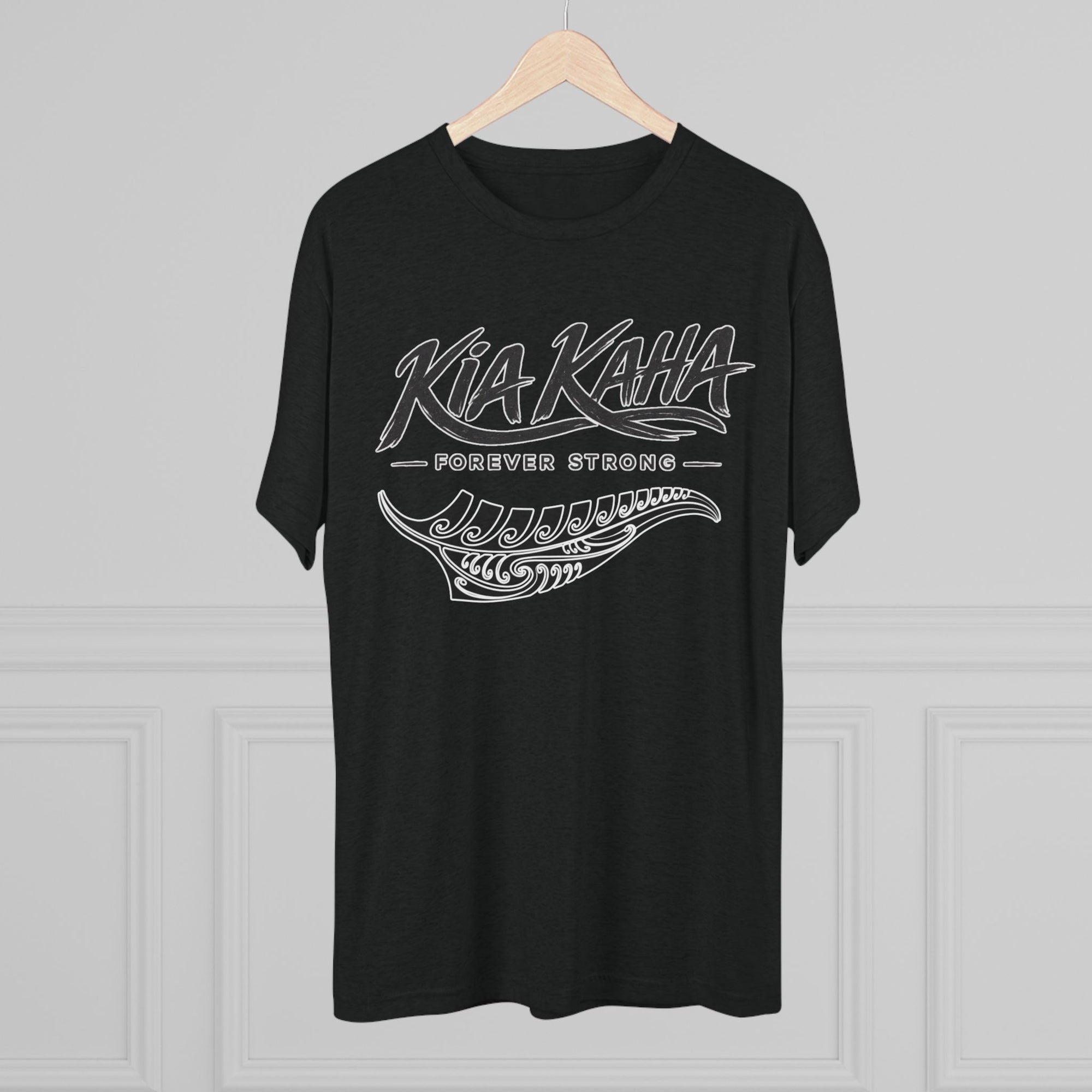 Kia Kaha Forever Strong Tee | Maori Koru Fern Design