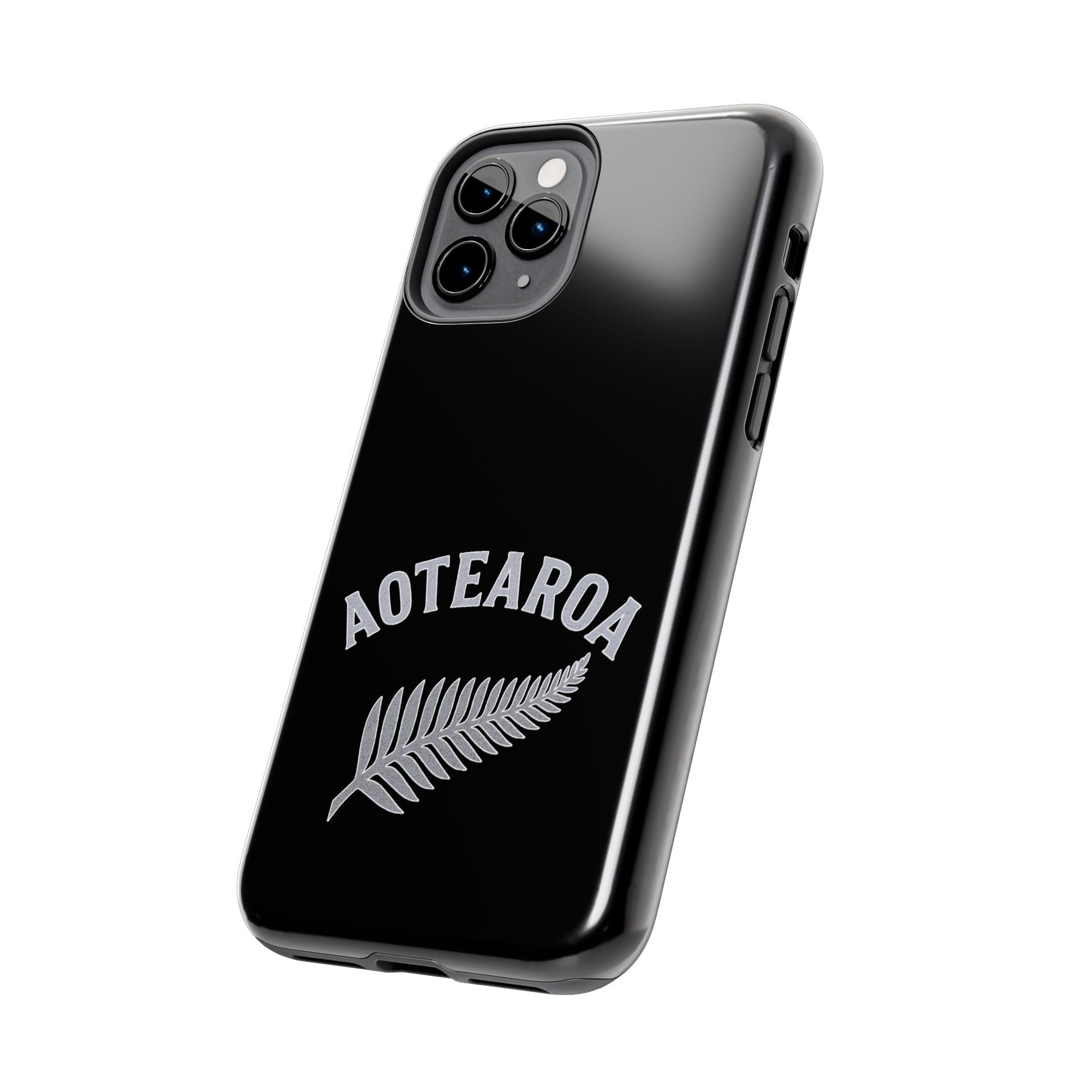 Aotearoa Phone Case | Silver Fern Phone Case | New Zealand iPhone Case | Kiwi Phone Case | Fern Design Phone Cover | NZ Pride Case