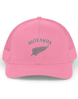 Aotearoa Hat Embroidered | Silver Fern Hat | New Zealand Cap | Kiwi Hat | NZ Pride Hat | Minimalist Snapback Trucker Hat