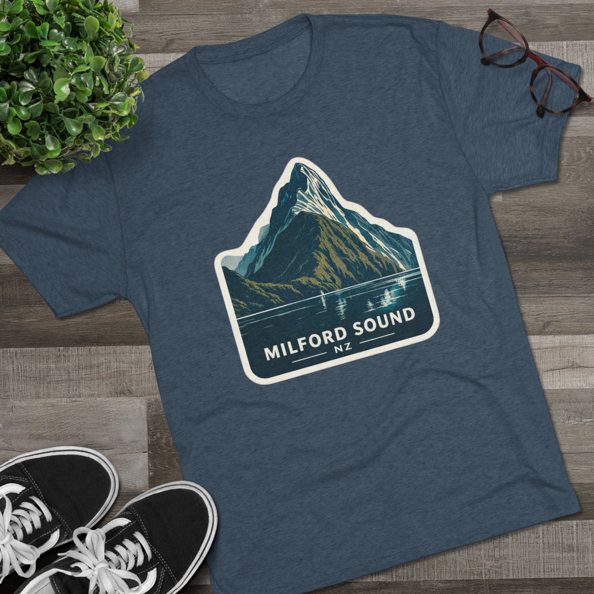 Milford Sound T-Shirt, New Zealand Travel Tee, NZ Fiord Shirt, Kiwi Gift, South Island Tee, New Zealand Souvenir Shirt, NZ Nature Gift