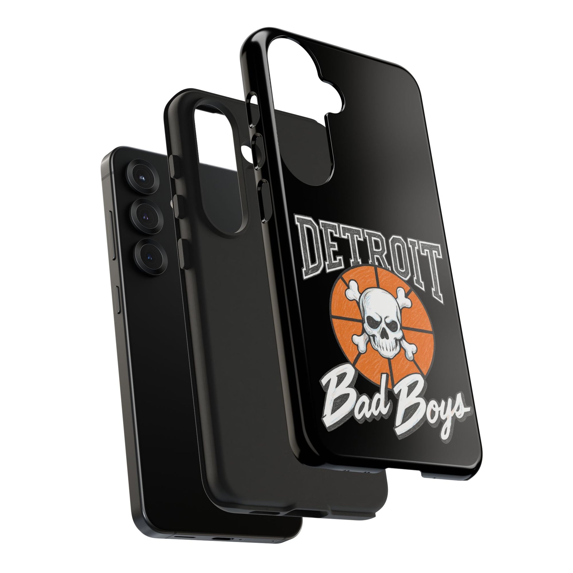 Detroit Bad Boys Phone Case | Basketball Skull Design - Tough Case