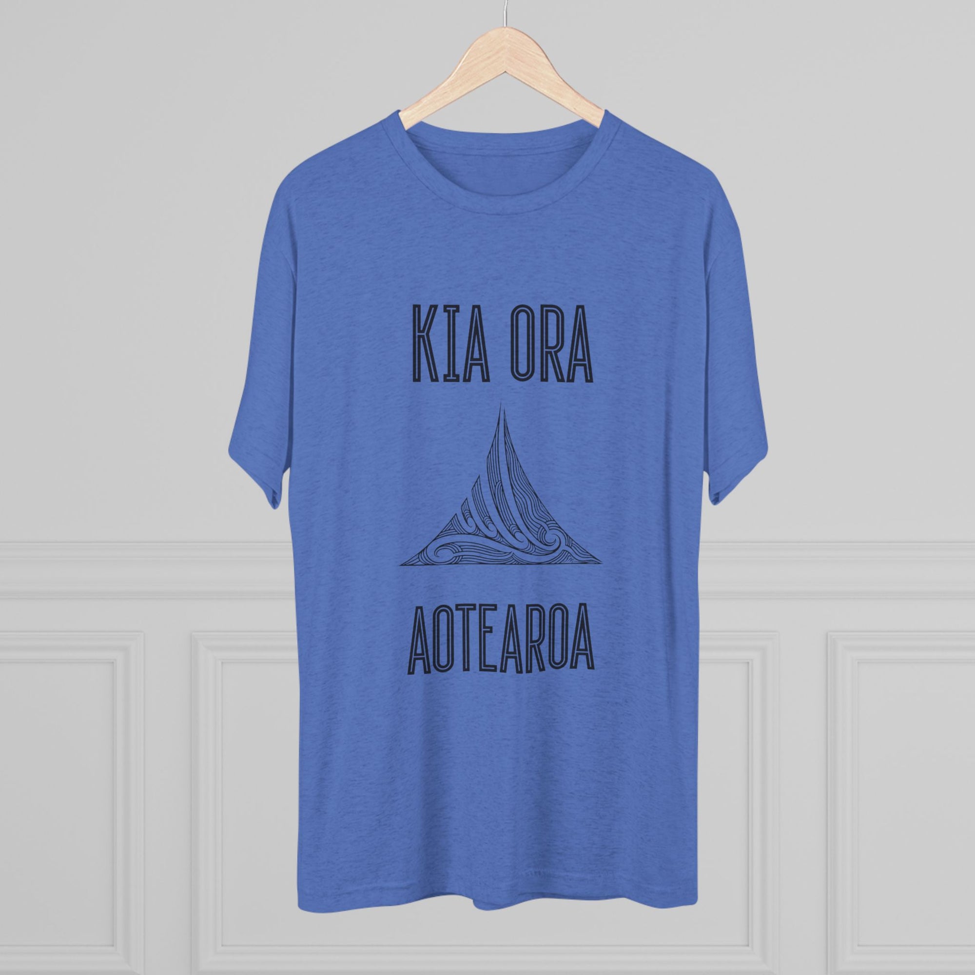 Kia Ora Aotearoa Tee | Maori Koru Wave T-Shirt