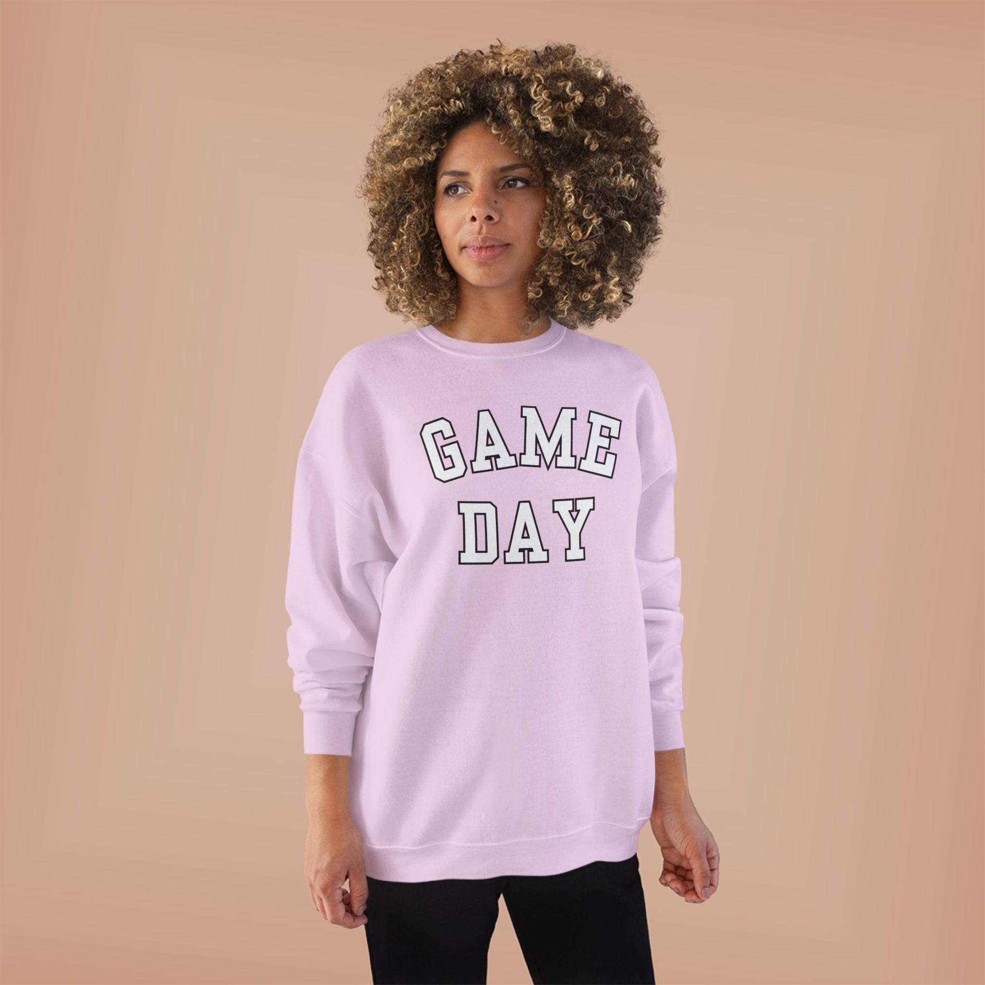 Game Day Crewneck Sweatshirt | Collegiate Lettering, Sports Fanwear