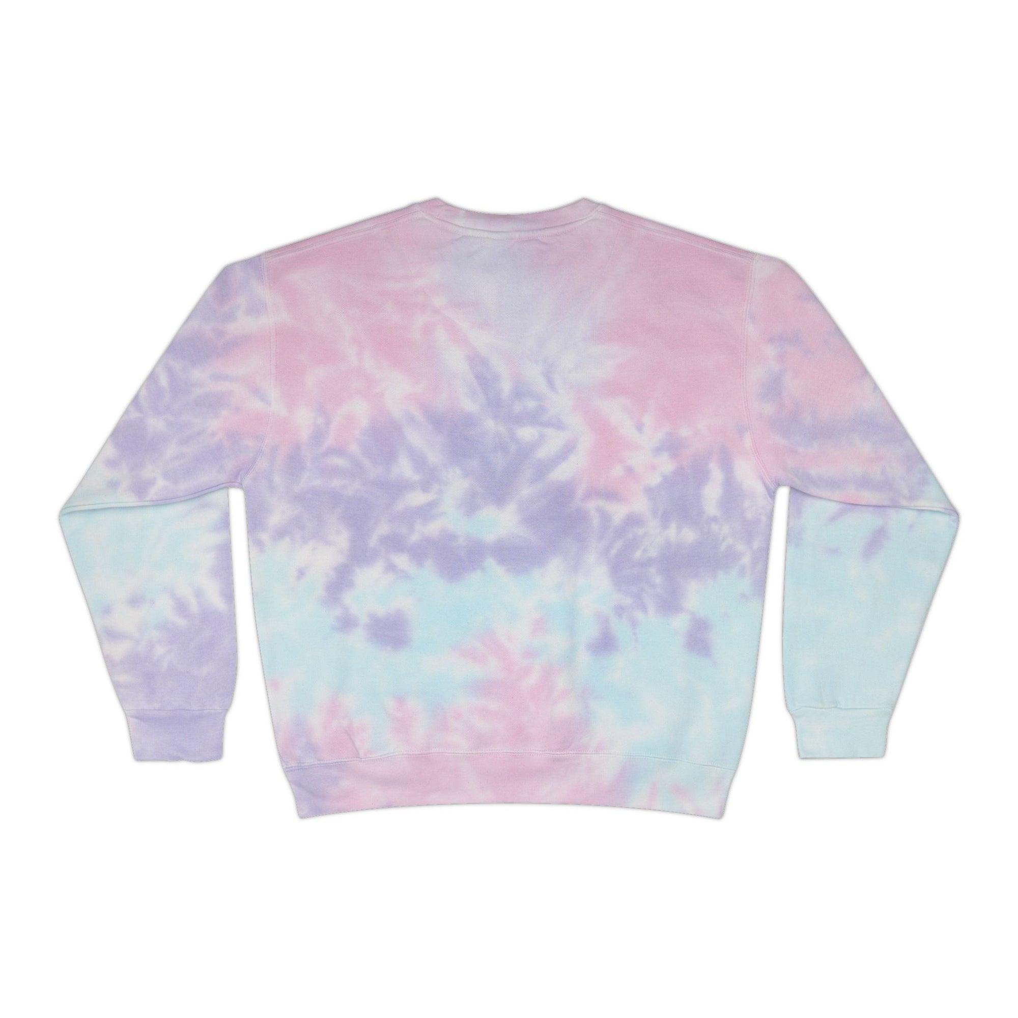 Dancing Rainbow Bears Sweatshirt | Light Blue Tie-Dye Crewneck