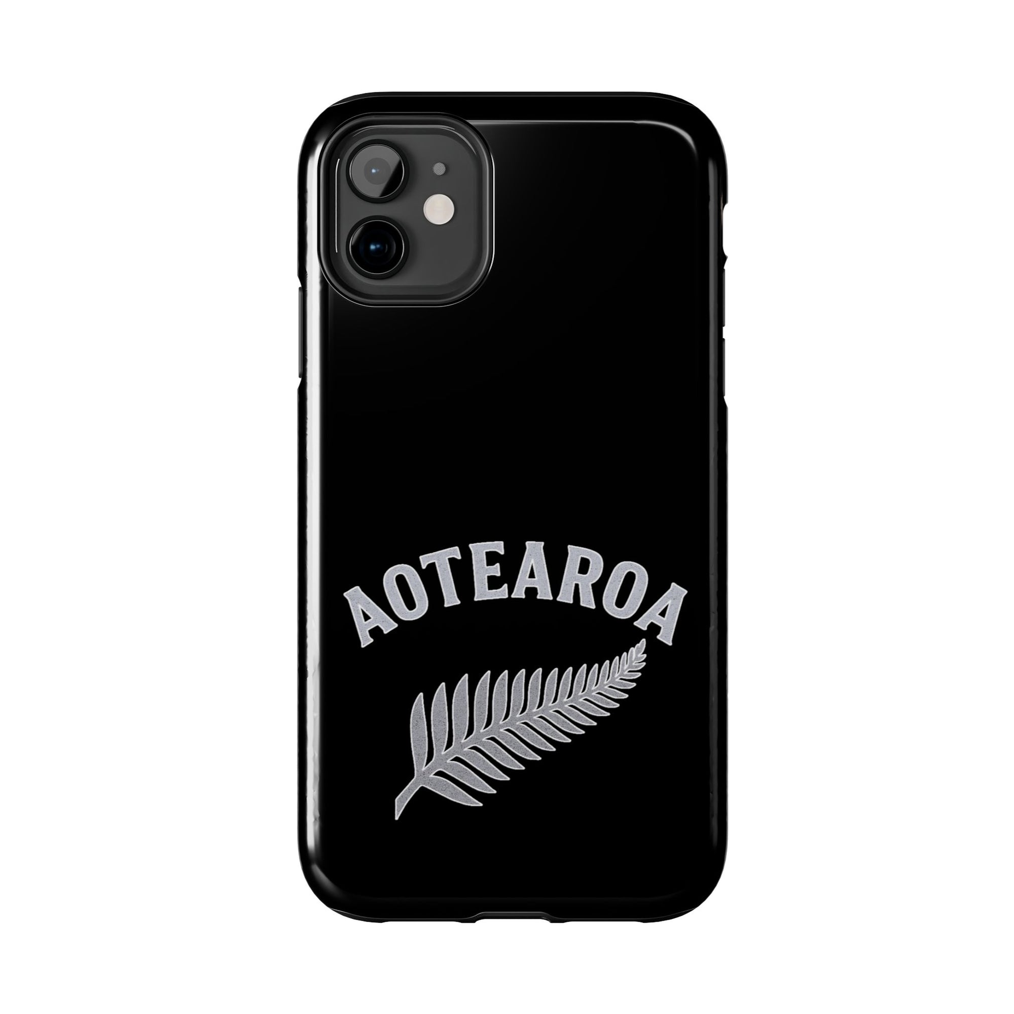 Aotearoa Phone Case | Silver Fern Phone Case | New Zealand iPhone Case | Kiwi Phone Case | Fern Design Phone Cover | NZ Pride Case