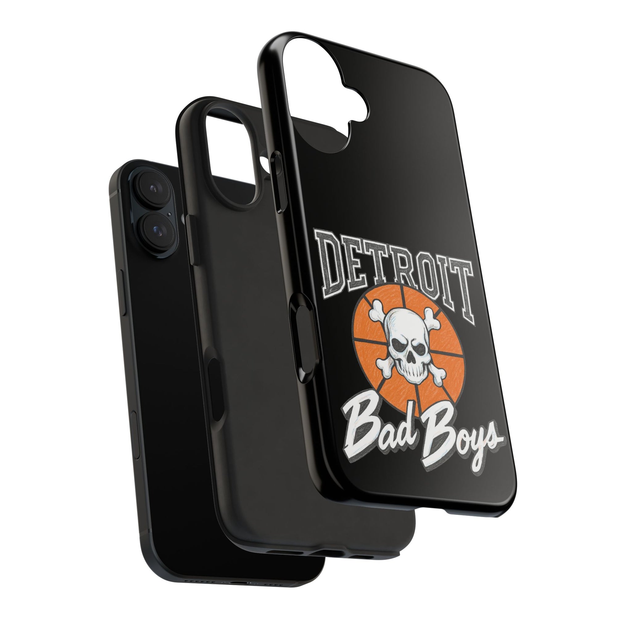 Detroit Bad Boys Phone Case | Basketball Skull Design - Tough Case
