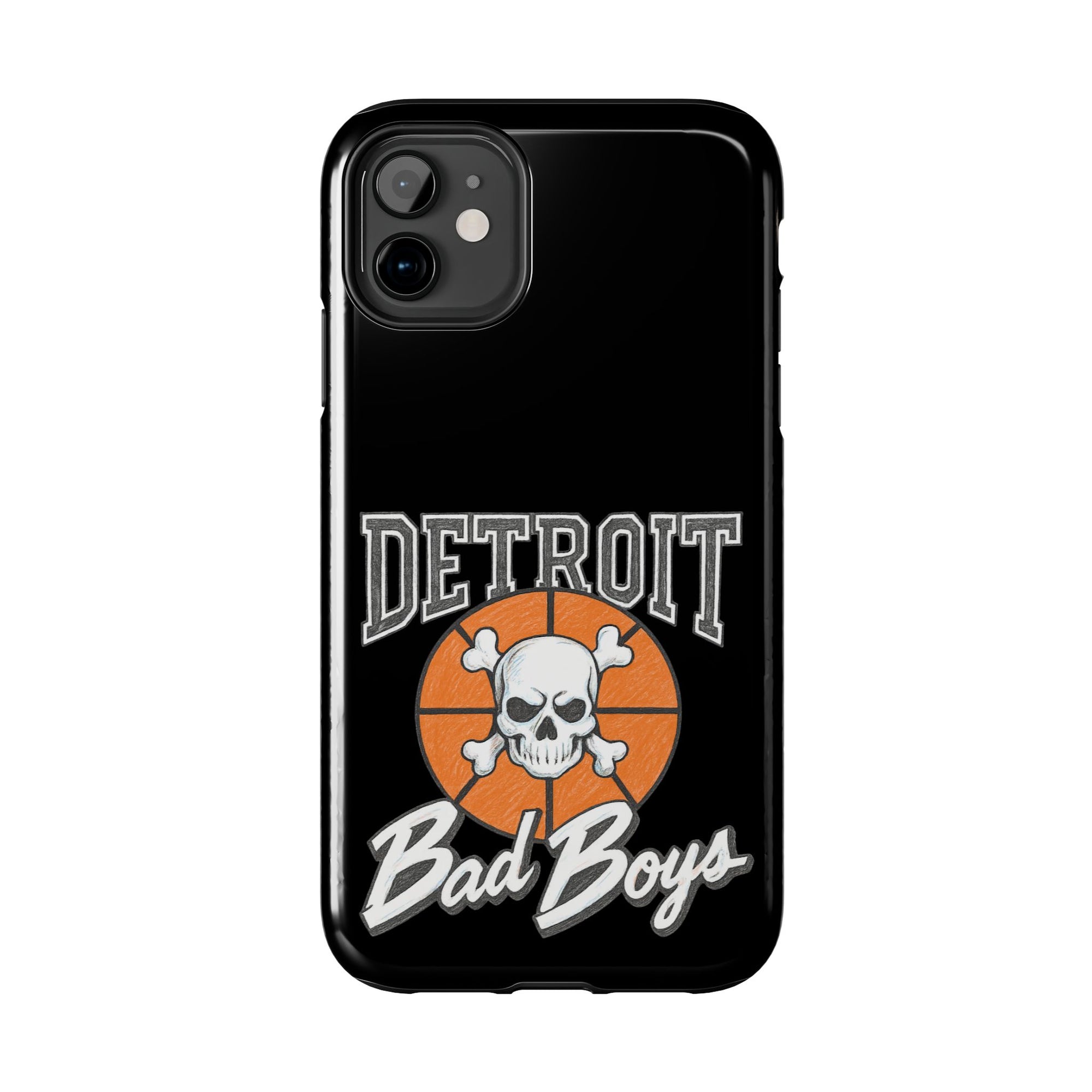 Detroit Bad Boys Phone Case | Basketball Skull Design - Tough Case