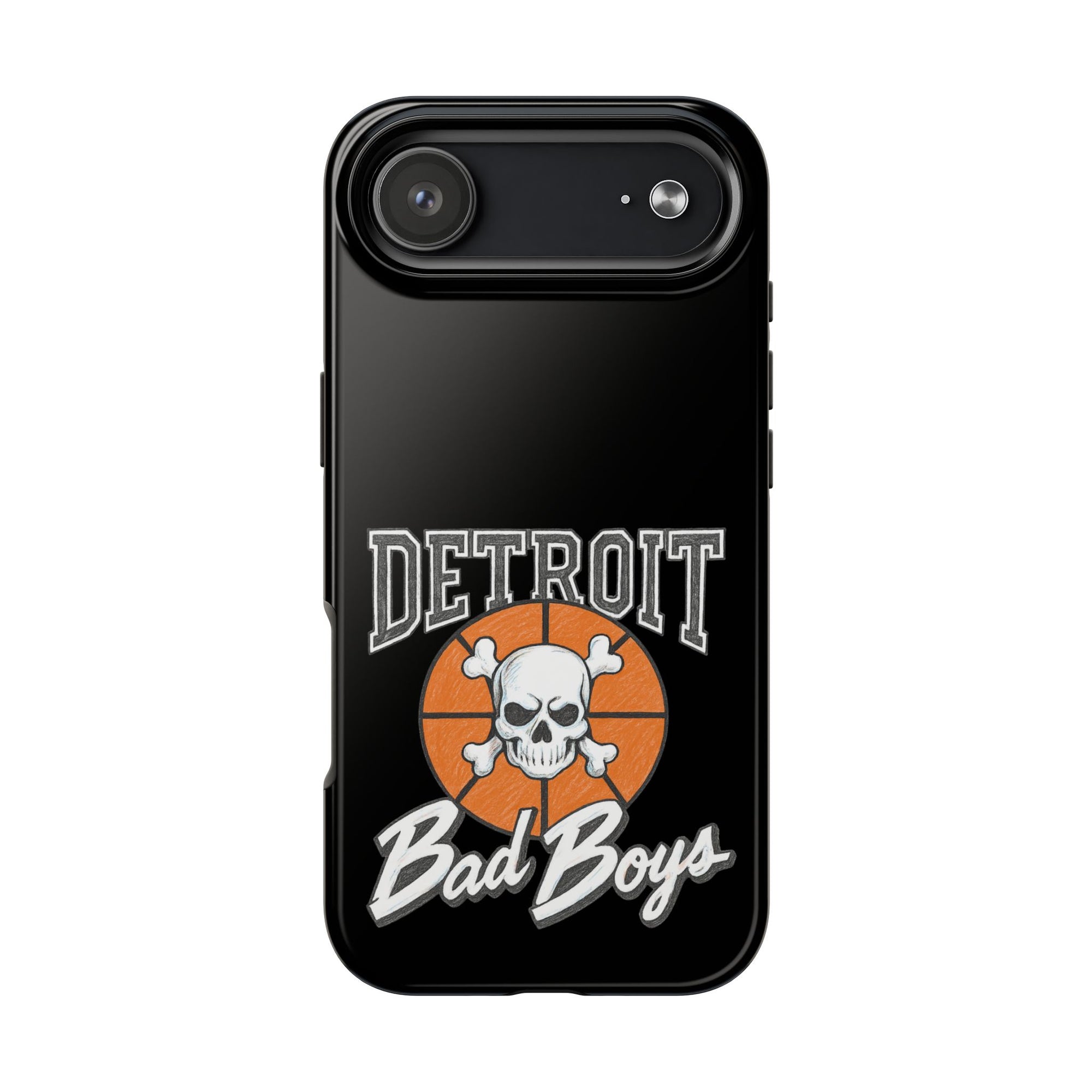 Detroit Bad Boys Phone Case | Basketball Skull Design - Tough Case