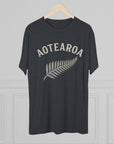 Aotearoa New Zealand Tri-Blend Tee, Classic Soft Shirt for Men & Women, Kiwi Travel Top, Vintage Tshirt, Comfortable Cotton Blend, Souvenir