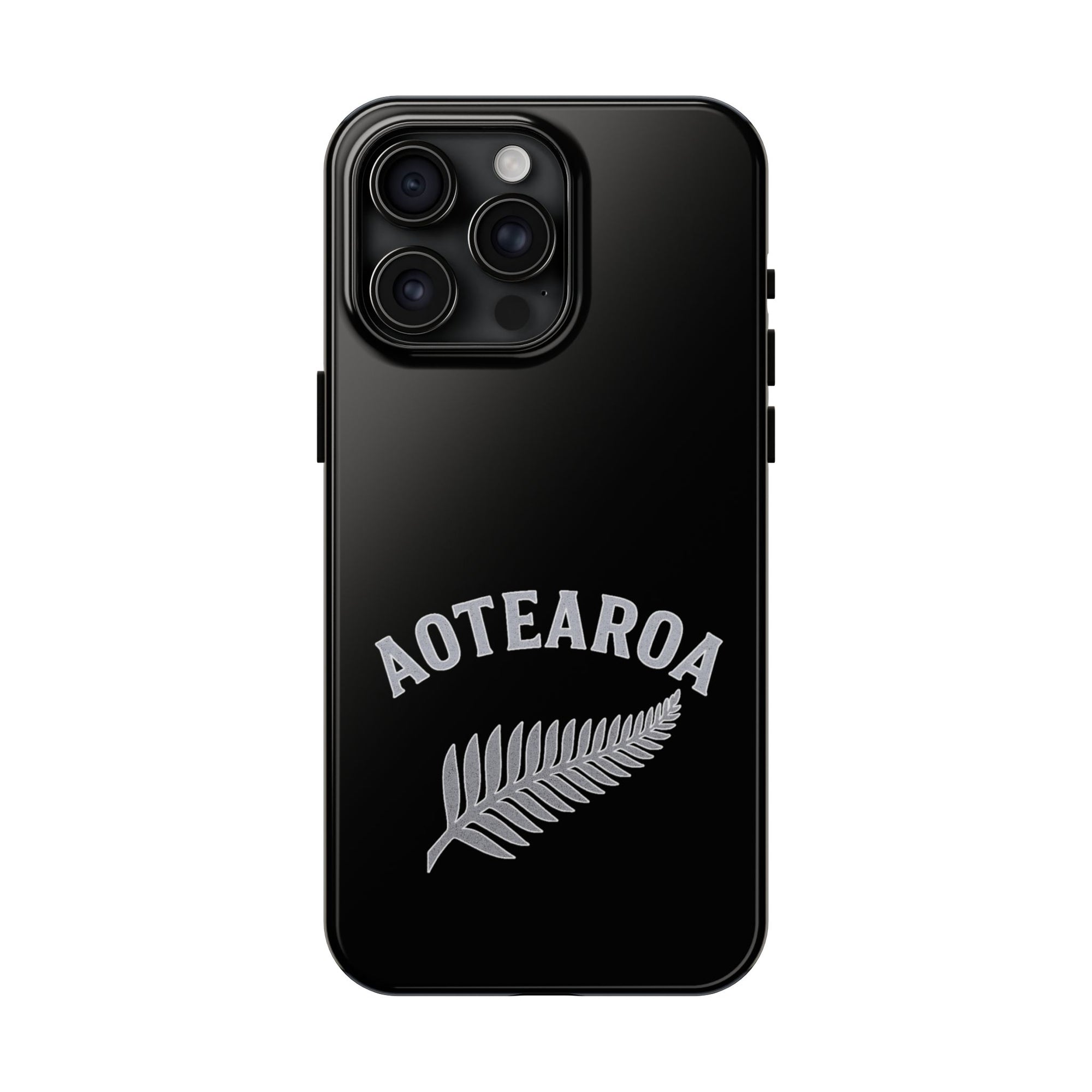 Aotearoa Phone Case | Silver Fern Phone Case | New Zealand iPhone Case | Kiwi Phone Case | Fern Design Phone Cover | NZ Pride Case