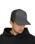 Detroit Embroidered Hat | Blue and Silver Cap | Detroit Football Hat | Minimalist Detroit Hat | Snapback Trucker Cap Gift