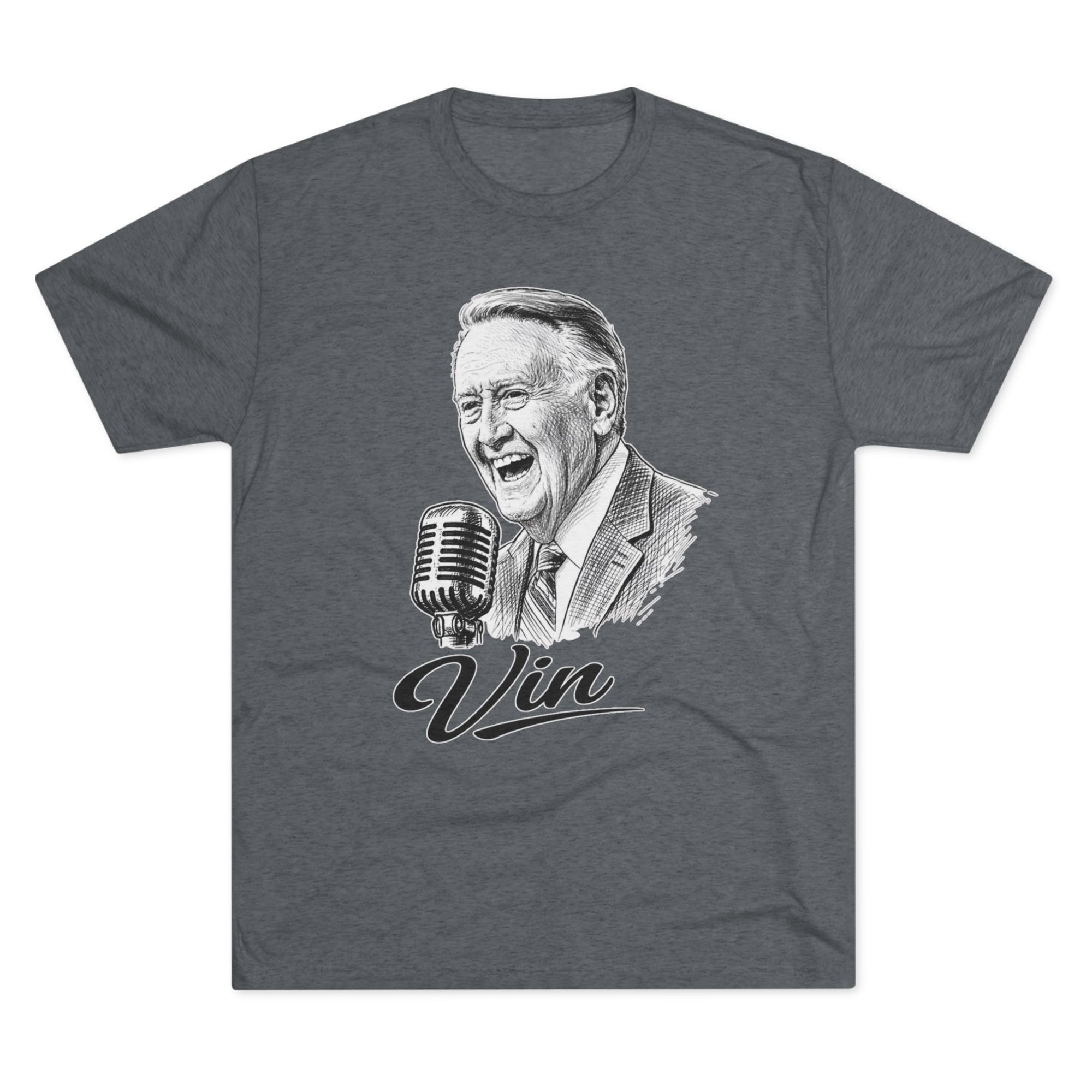 Vin Scully Shirt, Baseball Broadcaster Tribute Tee, Vintage Baseball Announcer Shirt, Dodgers Broadcaster Inspired Shirt, Baseball Fan Gift
