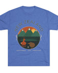 Aotearoa New Zealand Tri-Blend Tee, Classic Soft Shirt for Men & Women, Kiwi Travel Top, Vintage Tshirt, Souvenir