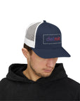 Detroit Hat Embroidered | Red Blue Detroit Cap | Lowercase Detroit Hat | Detroit Basketball Colors Hat | Minimalist Snapback | Trucker Hat