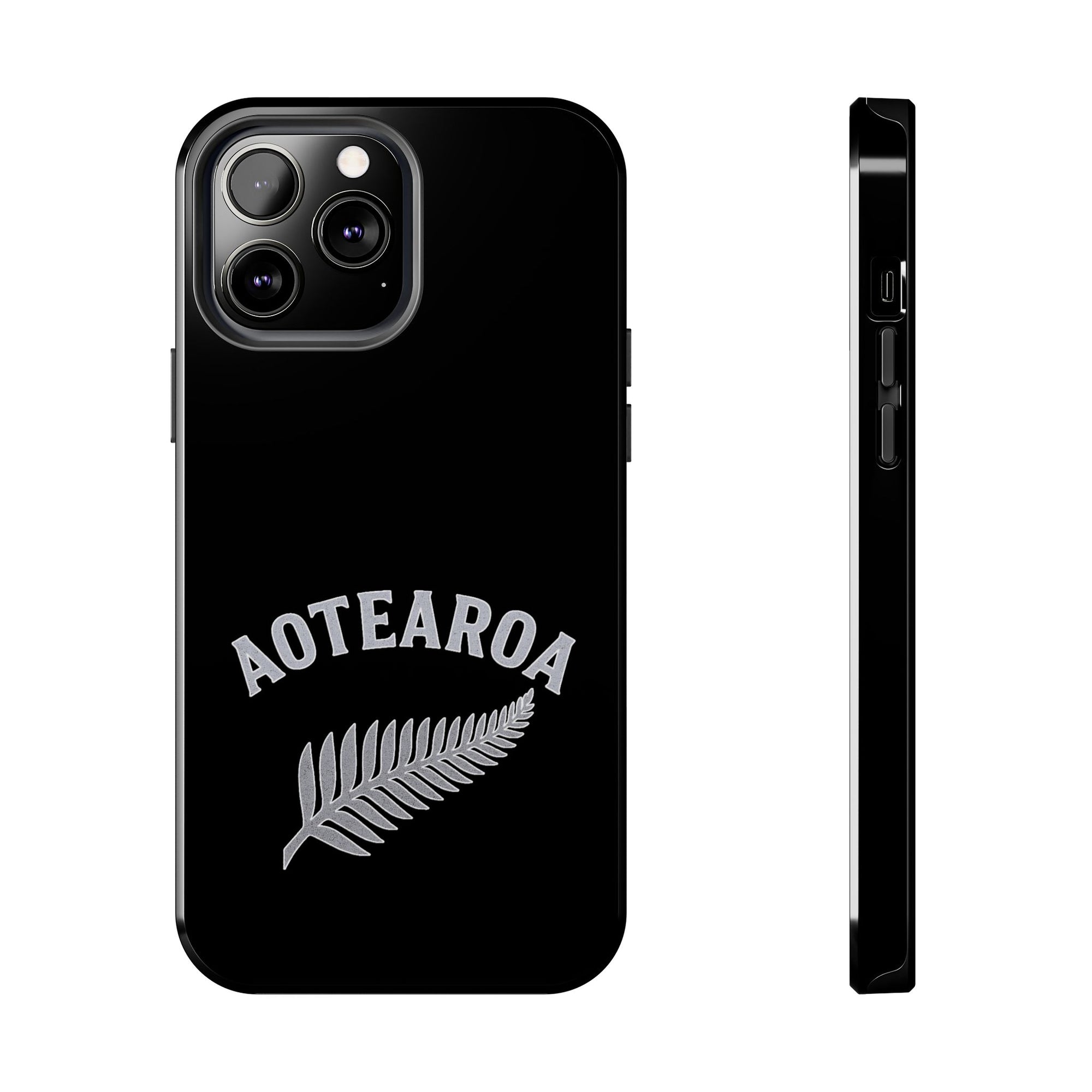 Aotearoa Phone Case | Silver Fern Phone Case | New Zealand iPhone Case | Kiwi Phone Case | Fern Design Phone Cover | NZ Pride Case