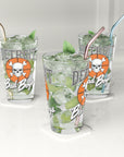 Detroit Bad Boys Skull Basketball Pint Glass | 16oz