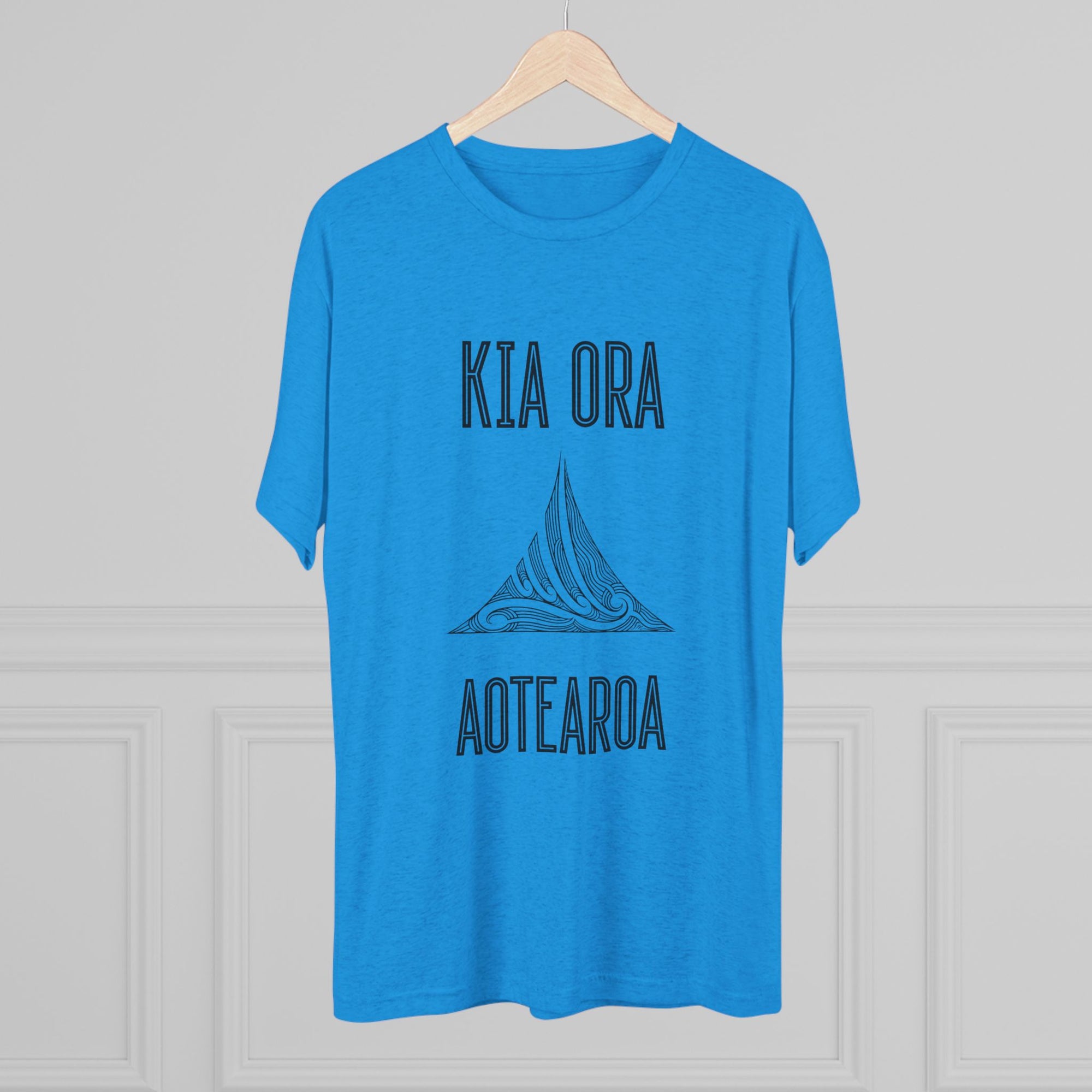 Kia Ora Aotearoa Tee | Maori Koru Wave T-Shirt