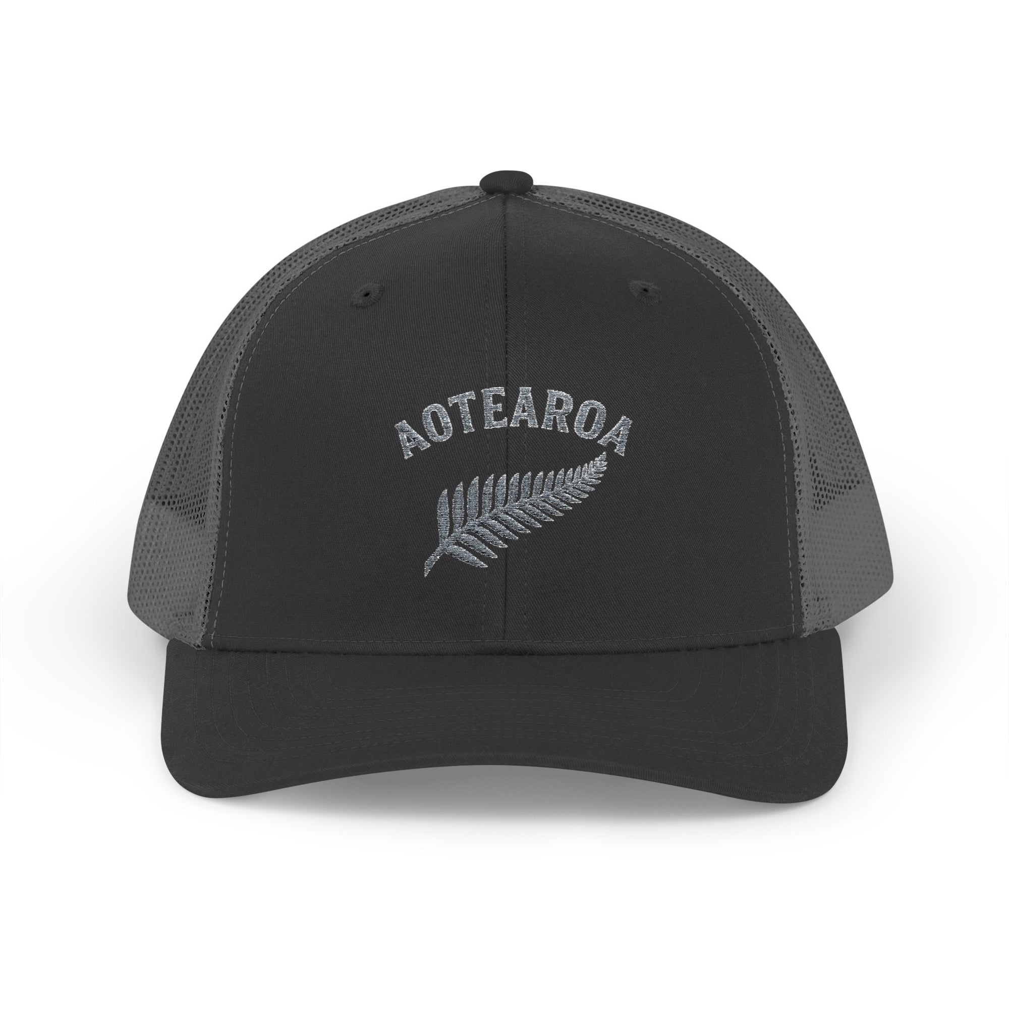 Aotearoa Hat Embroidered | Silver Fern Hat | New Zealand Cap | Kiwi Hat | NZ Pride Hat | Minimalist Snapback Trucker Hat
