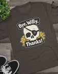 Bye Willy Thanks Shirt, Goonies Fan Tee, Pirate Skull Gold Coins, 80s Movie Gift, Funny Nostalgia Shirt, Goonies Never Say Die