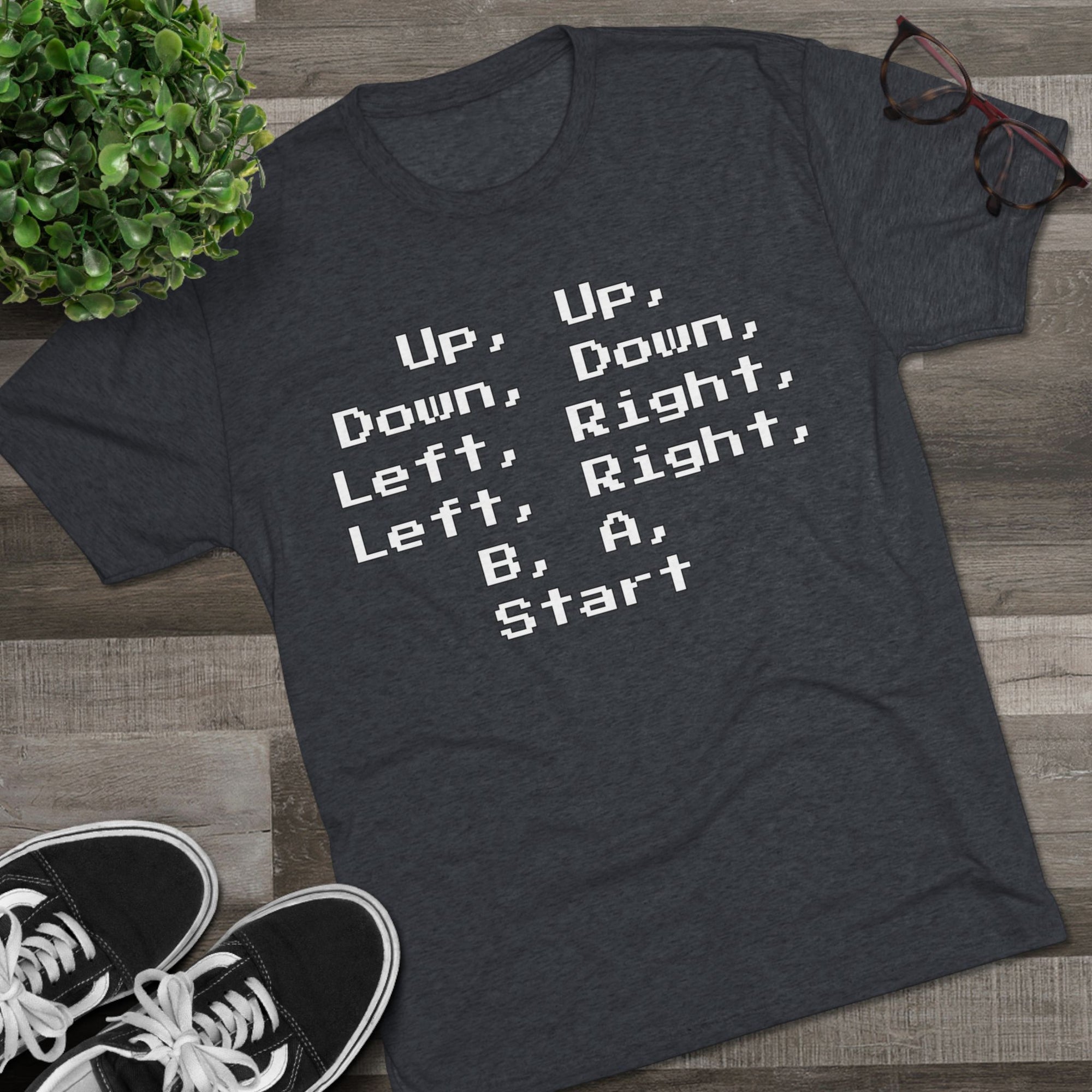 Contra Code Shirt | Up Down Cheat Code Tee | Retro Gaming Shirt | Gamer Nostalgia Tee | Vintage Arcade Shirt | Classic Gamer Gift