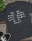 Contra Code Shirt | Up Down Cheat Code Tee | Retro Gaming Shirt | Gamer Nostalgia Tee | Vintage Arcade Shirt | Classic Gamer Gift