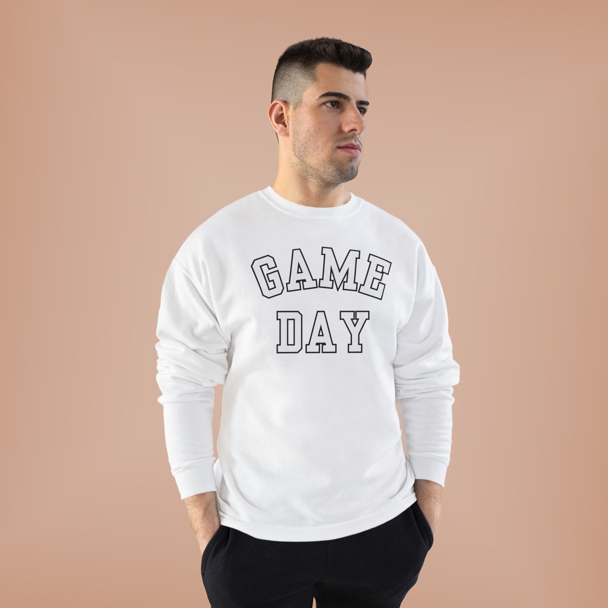 Game Day Crewneck Sweatshirt | Collegiate Lettering, Sports Fanwear