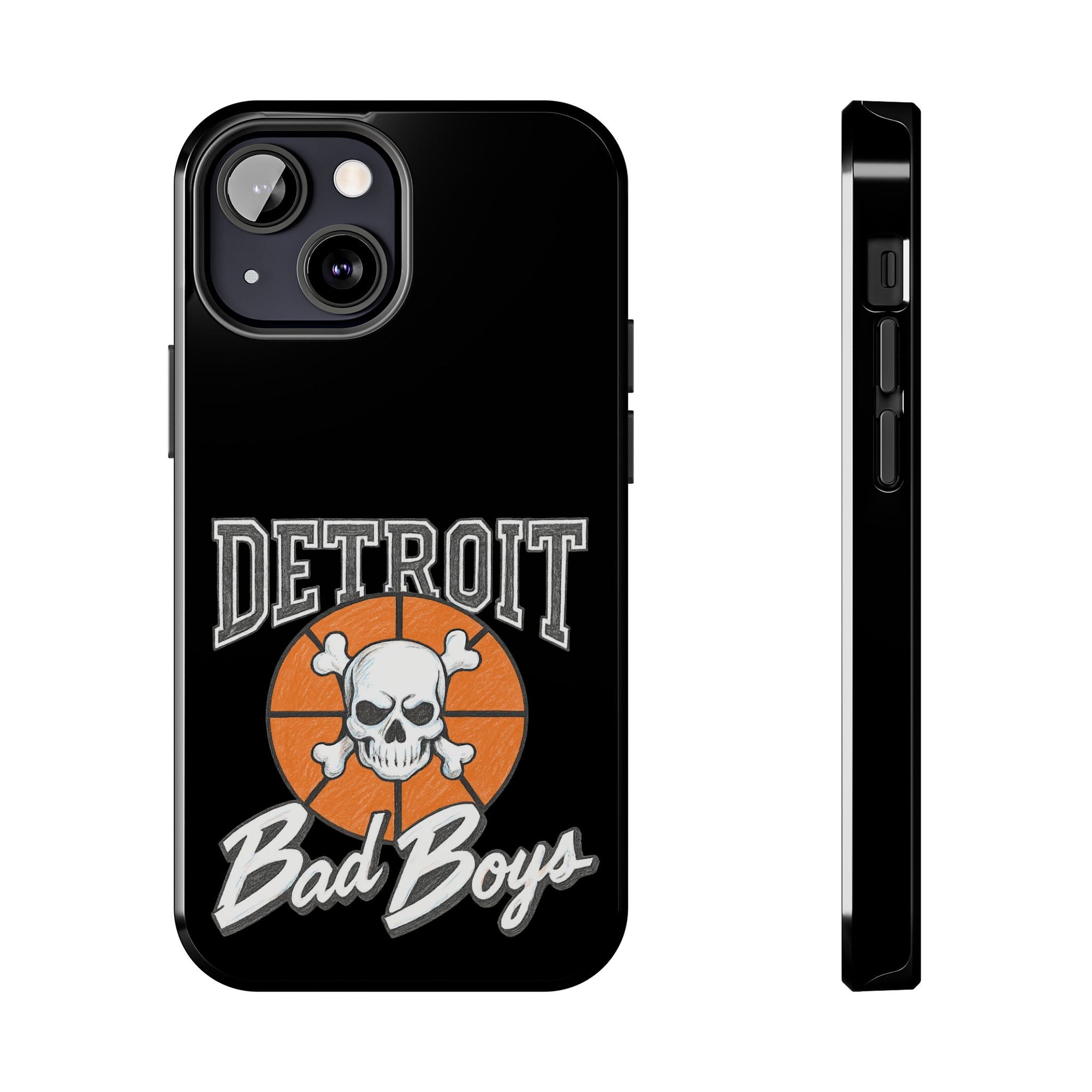 Detroit Bad Boys Phone Case | Basketball Skull Design - Tough Case