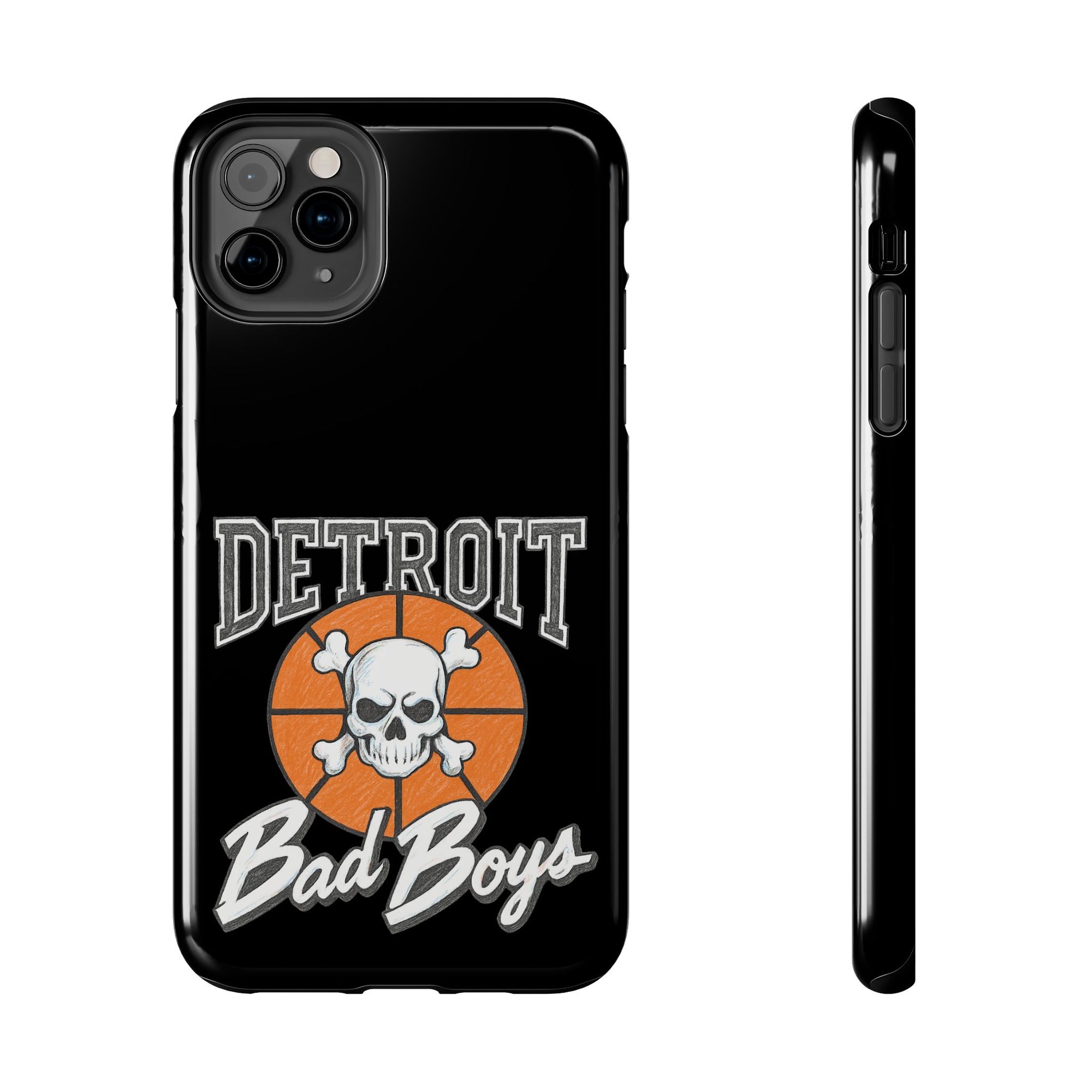 Detroit Bad Boys Phone Case | Basketball Skull Design - Tough Case