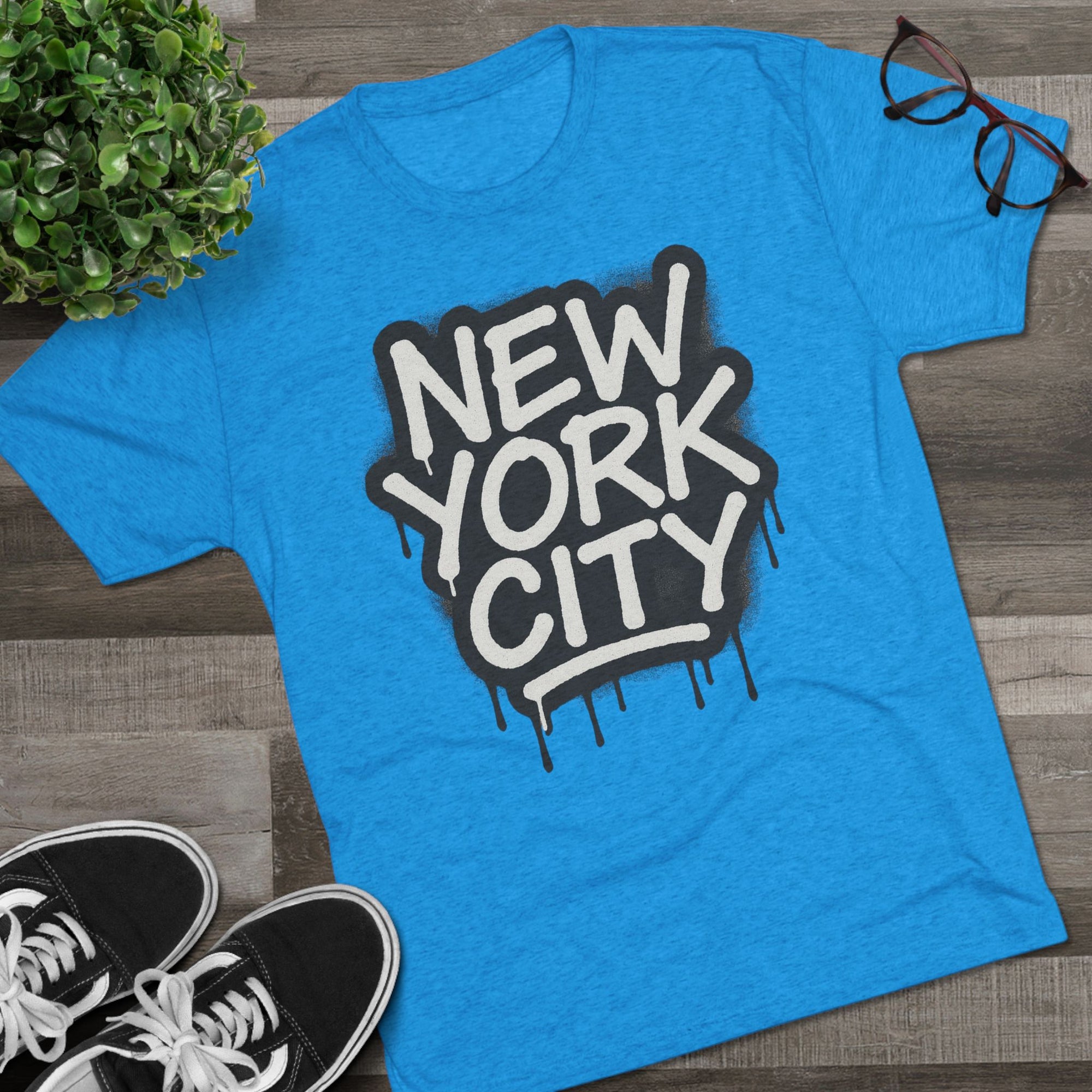 New York City Connection Tee, NYC Graffiti Spray Paint Style, Unisex Shirt for Fans, Street Art Urban Fashion, NYC Lover Gift, Graphic Tee