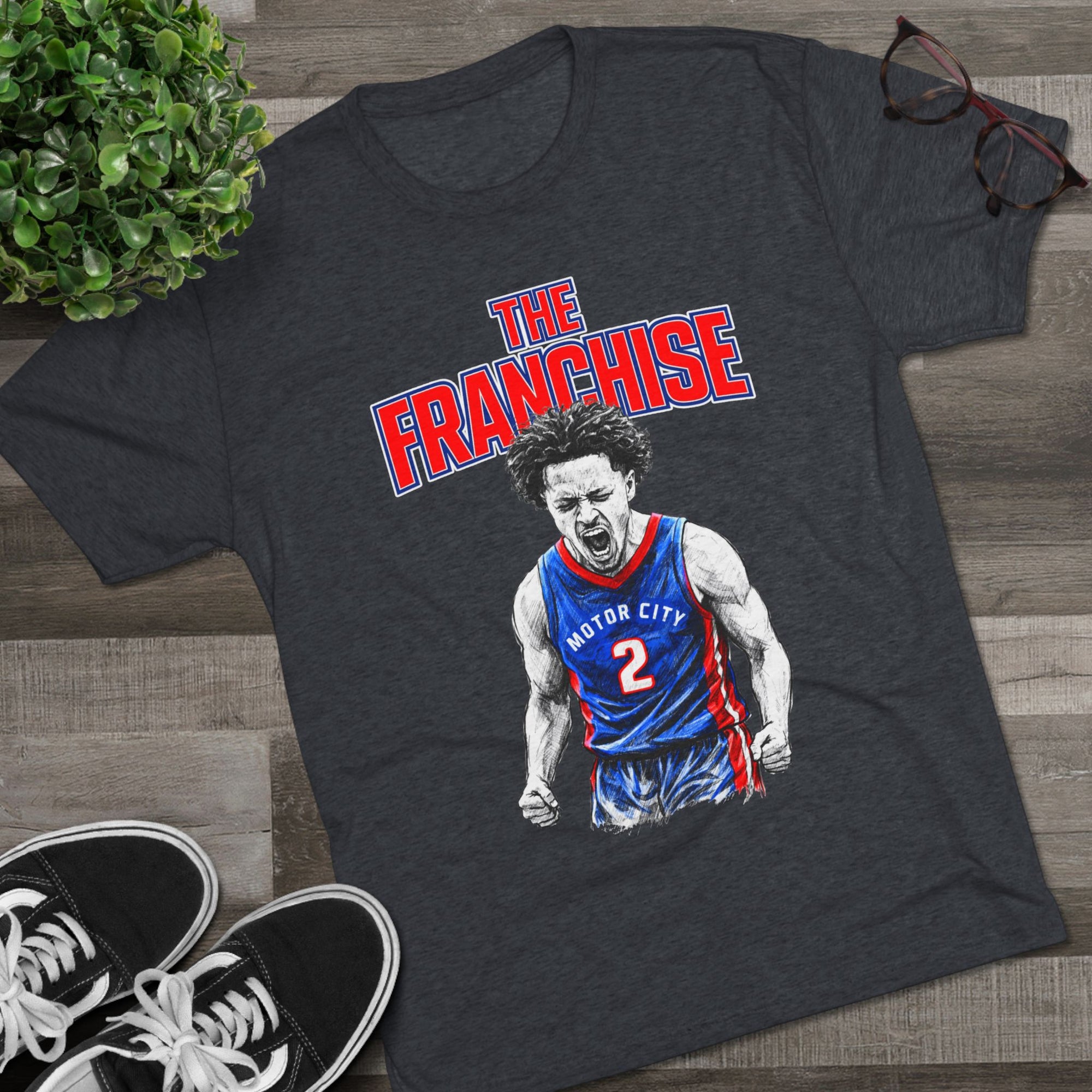 Cade Cunningham The Franchise Shirt | Detroit Basketball Tee | Cade Shirt | Motor City Basketball | Retro Basketball Tee | Detroit Hoops
