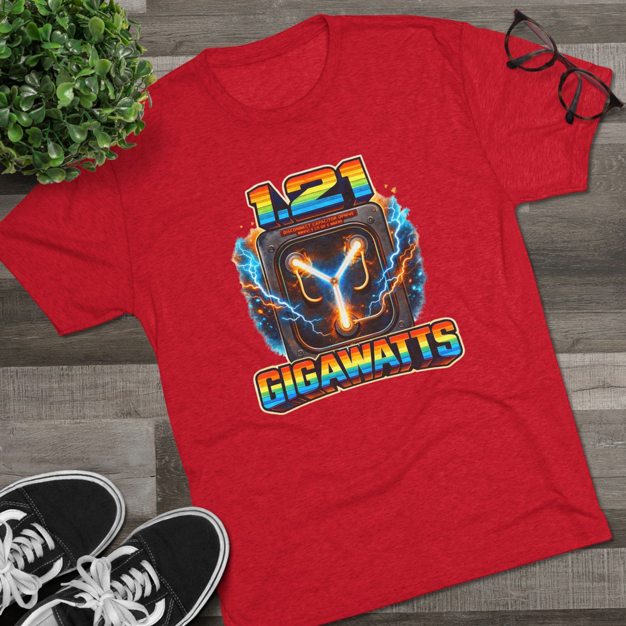 1.21 Gigawatts Shirt, Flux Capacitor Tee, Back To The Future Gift, 80s Movie Fan Shirt, Retro Sci Fi Tee, Funny 80s Gift For Him