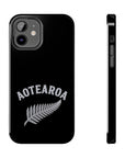 Aotearoa Phone Case | Silver Fern Phone Case | New Zealand iPhone Case | Kiwi Phone Case | Fern Design Phone Cover | NZ Pride Case