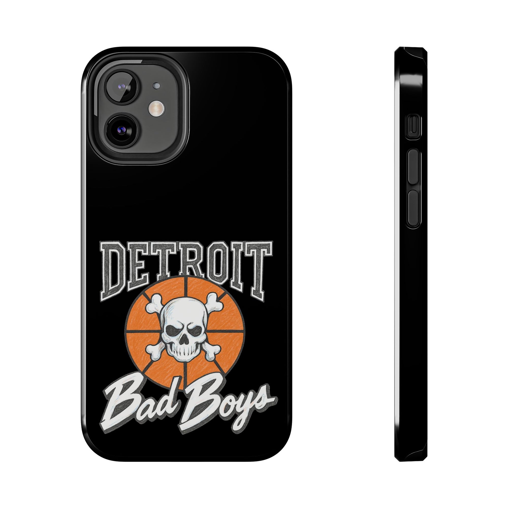 Detroit Bad Boys Phone Case | Basketball Skull Design - Tough Case