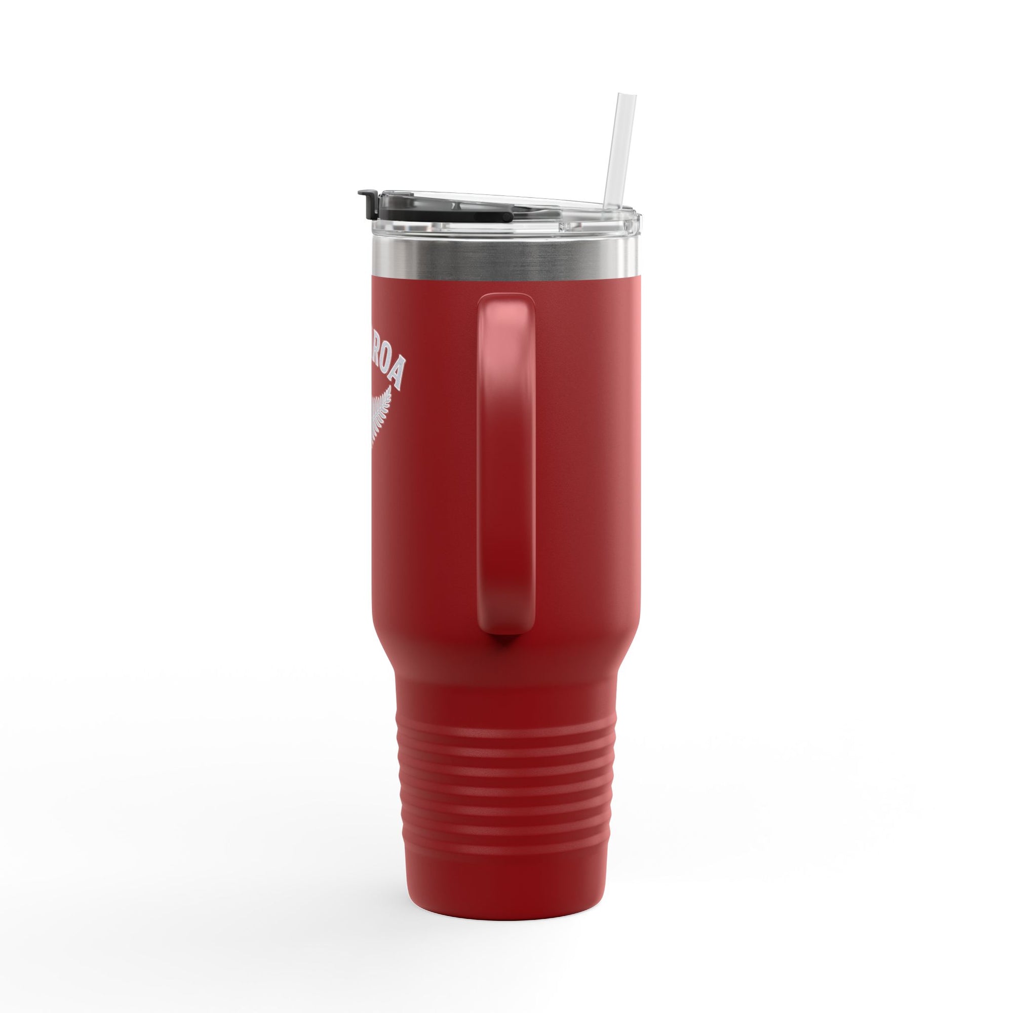 Aotearoa 40oz Travel Mug | Stanley Style Tumbler | New Zealand Insulated Mug | Silver Fern Cup | Kiwi Travel Cup | Large Handle Tumbler