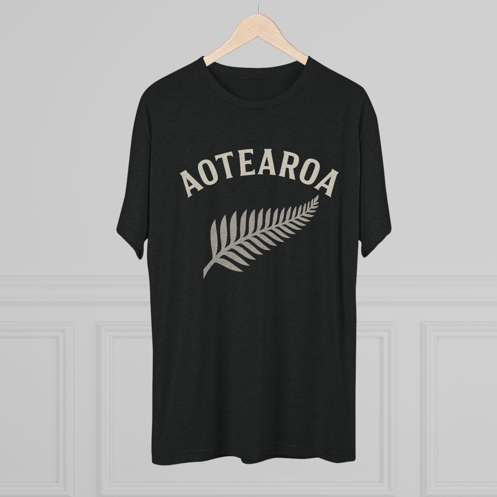 Aotearoa New Zealand Tri-Blend Tee, Classic Soft Shirt for Men &amp; Women, Kiwi Travel Top, Vintage Tshirt, Comfortable Cotton Blend, Souvenir