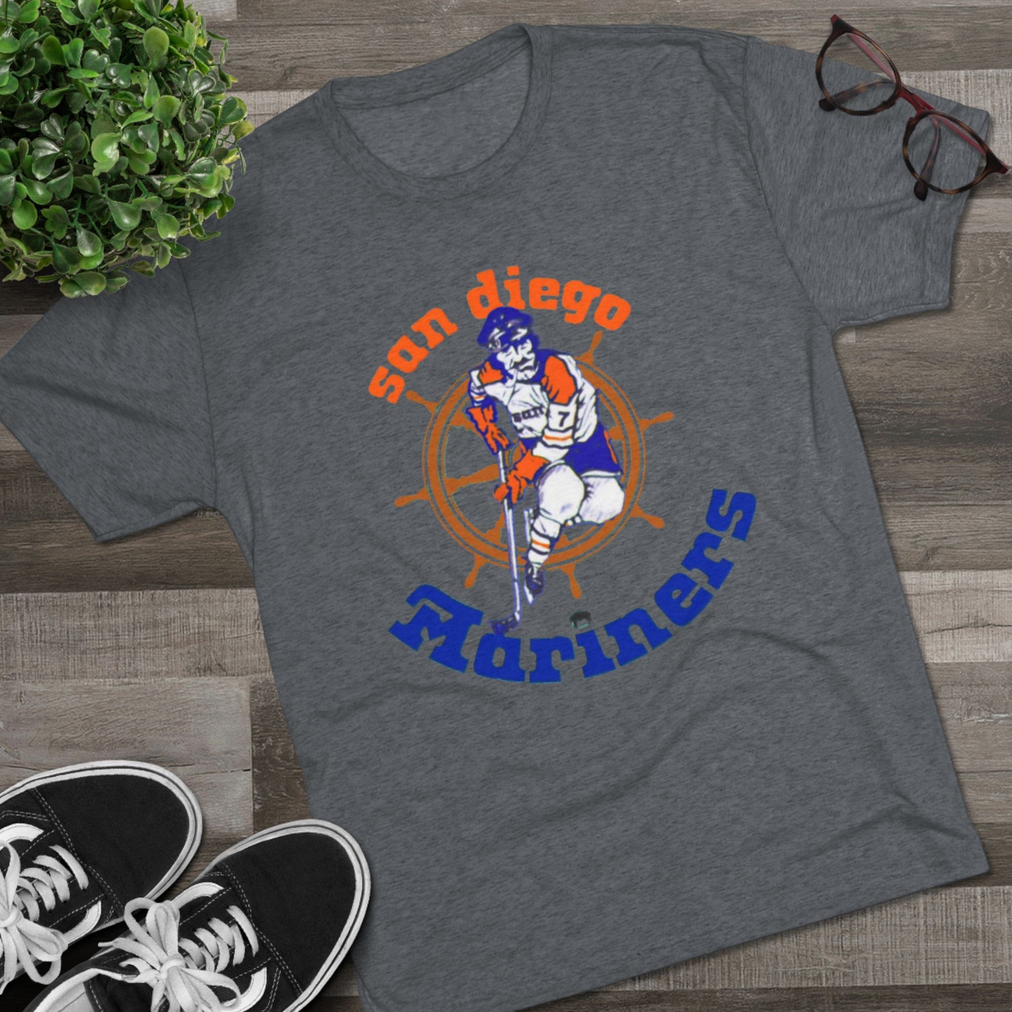 San Diego Mariners T-Shirt | Vintage WHA Hockey Shirt | San Diego Hockey Tee | Throwback Mariners Hockey Shirt | California Hockey Fan Gift