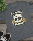 Bye Willy Thanks Shirt, Goonies Fan Tee, Pirate Skull Gold Coins, 80s Movie Gift, Funny Nostalgia Shirt, Goonies Never Say Die