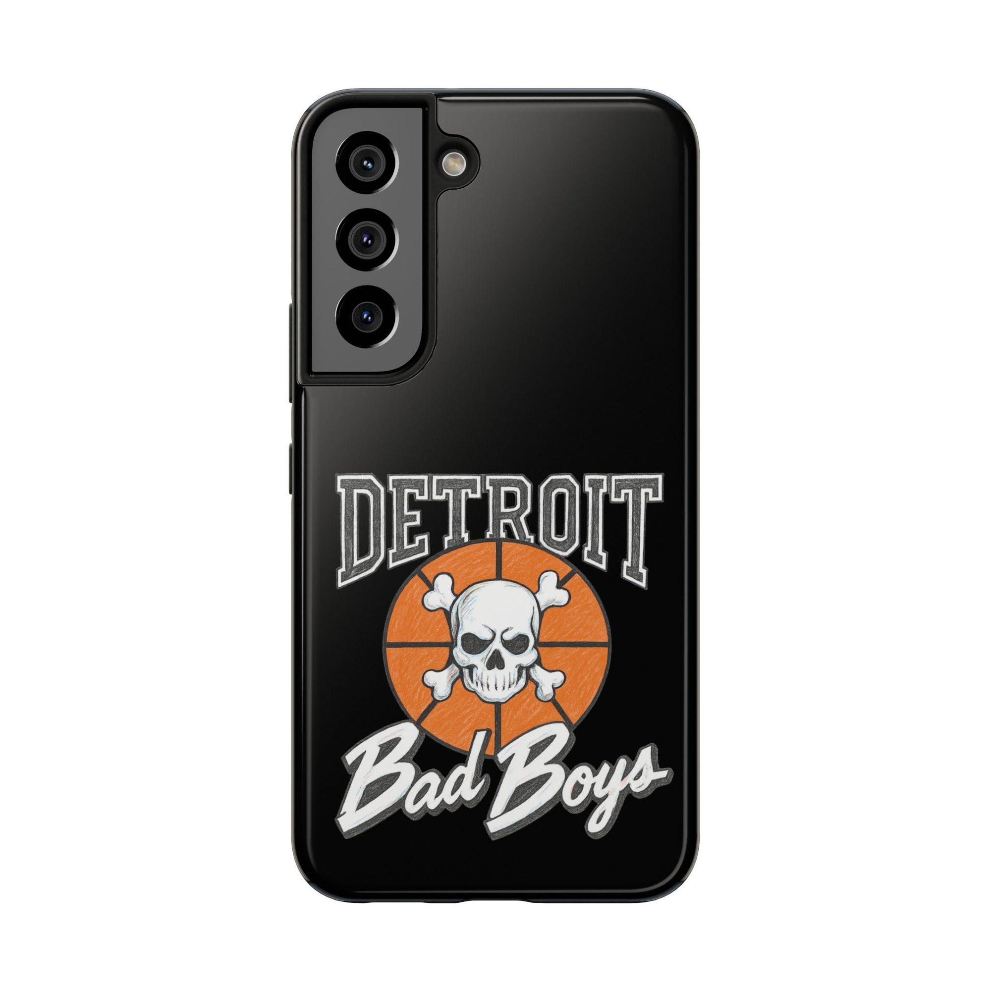 Detroit Bad Boys Phone Case | Basketball Skull Design - Tough Case