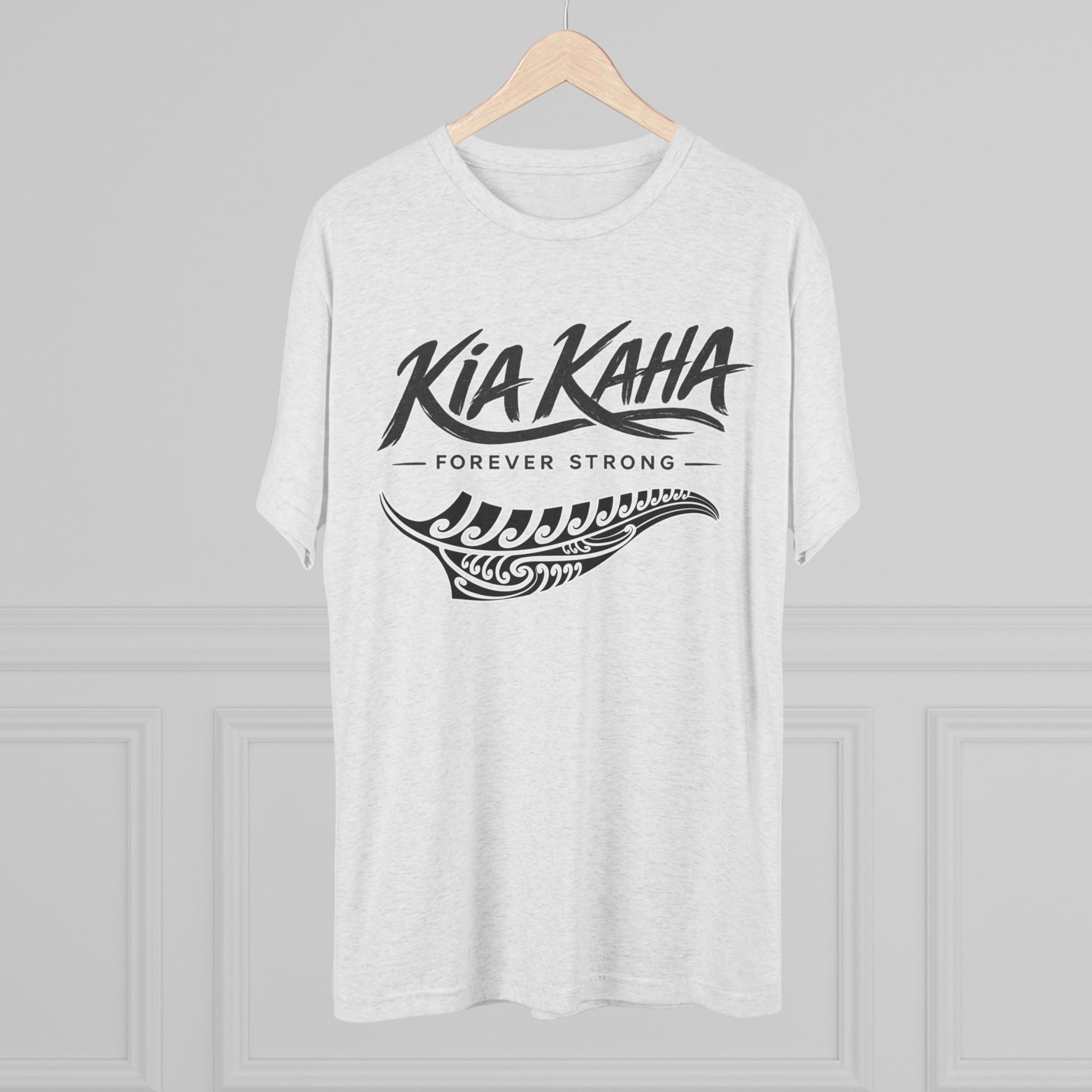 Kia Kaha Forever Strong Tee | Maori Koru Fern Design