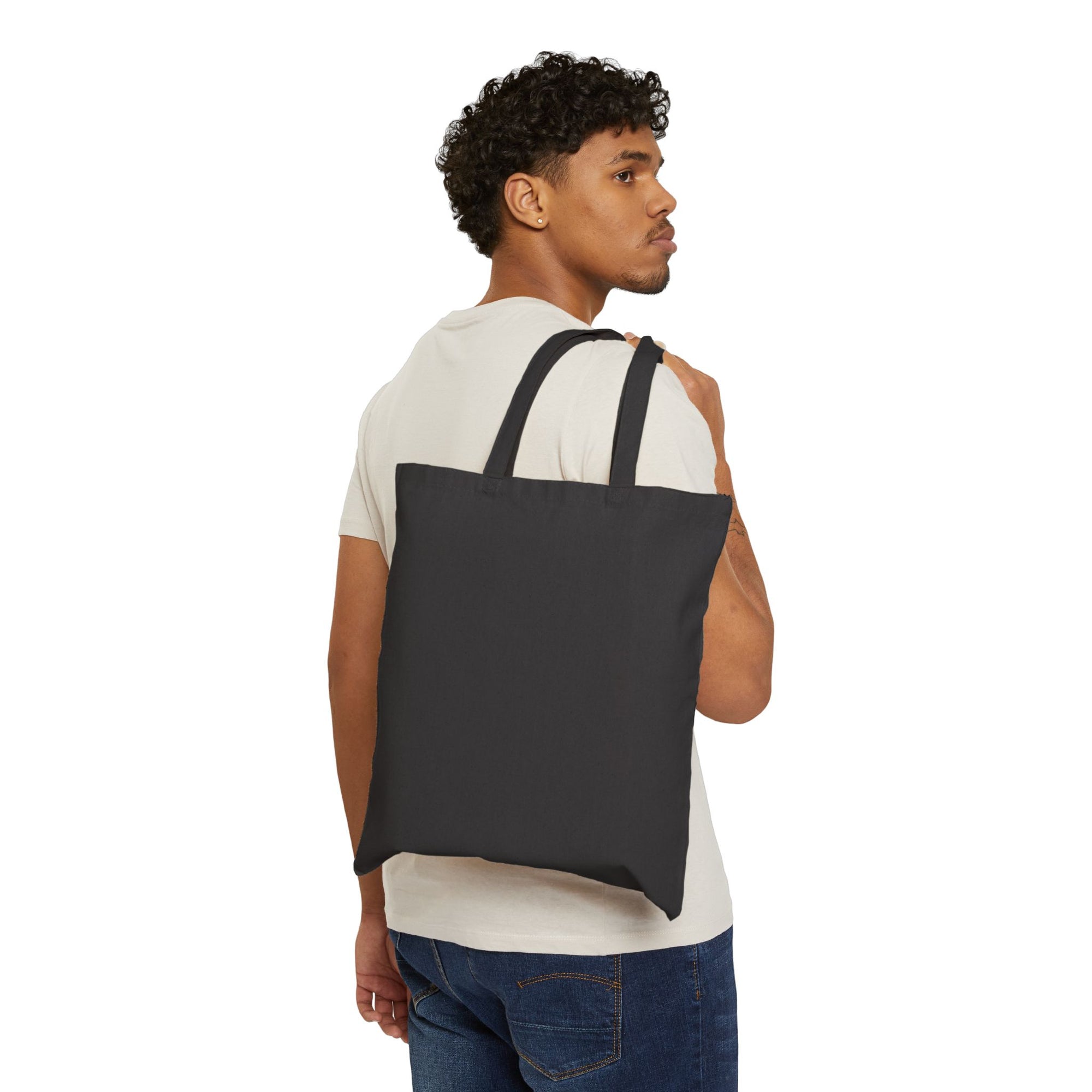 Historic Eastern Market Building Tote Bag | Canvas Market Scene Tote | Detroit Building Tote Bag