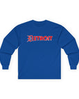 Detroit Old English Shirt | Detroit Gothic Tee | Red Black Detroit Shirt | Motor City Shirt | Detroit Streetwear Tee | Vintage Detroit Shirt