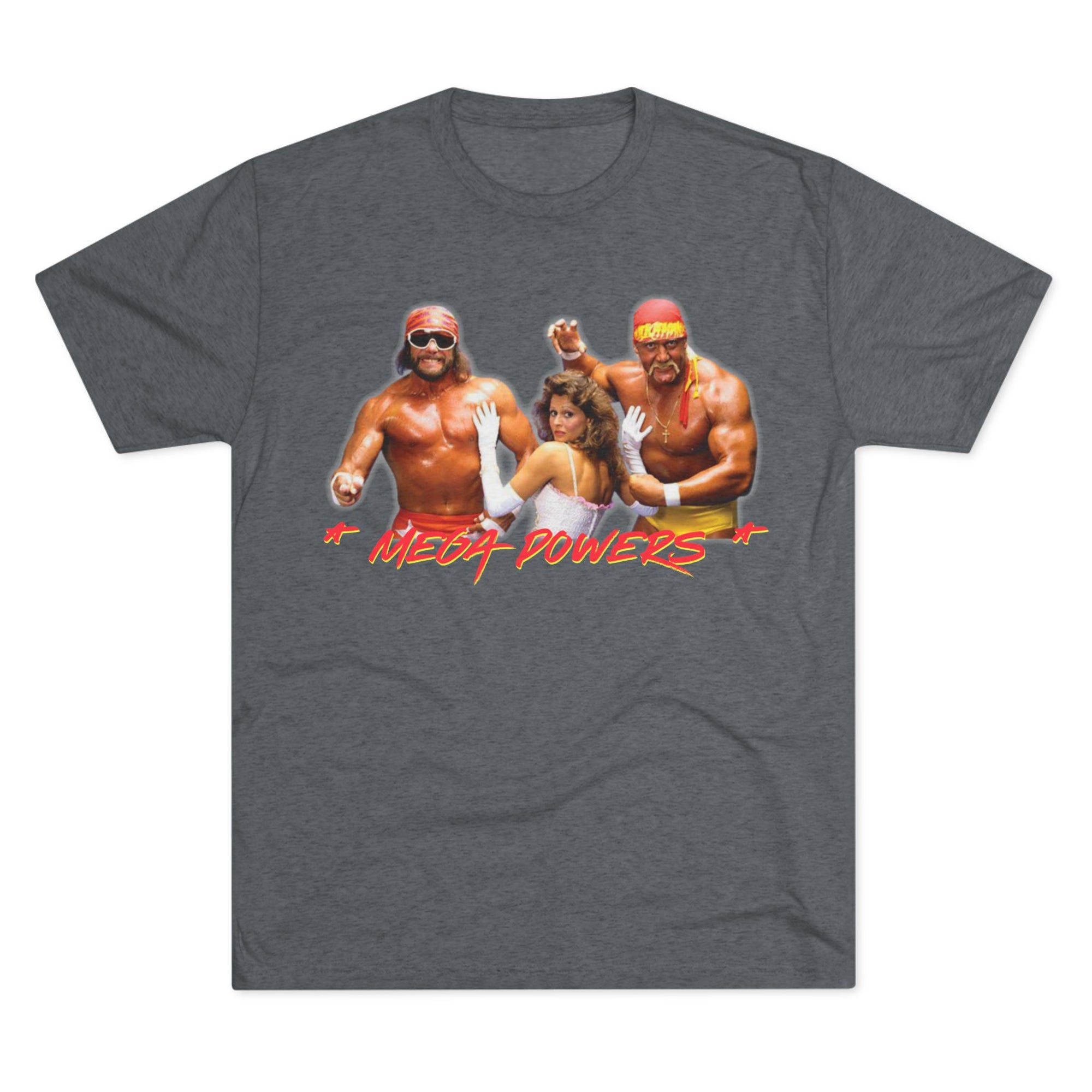 Mega Powers Tee | Vintage Wrestlers Hulk Hogan Randy Savage Macho Man