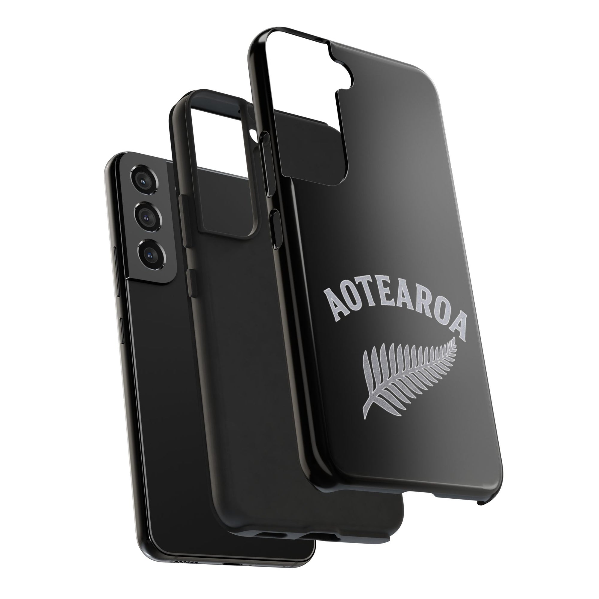 Aotearoa Phone Case | Silver Fern Phone Case | New Zealand iPhone Case | Kiwi Phone Case | Fern Design Phone Cover | NZ Pride Case