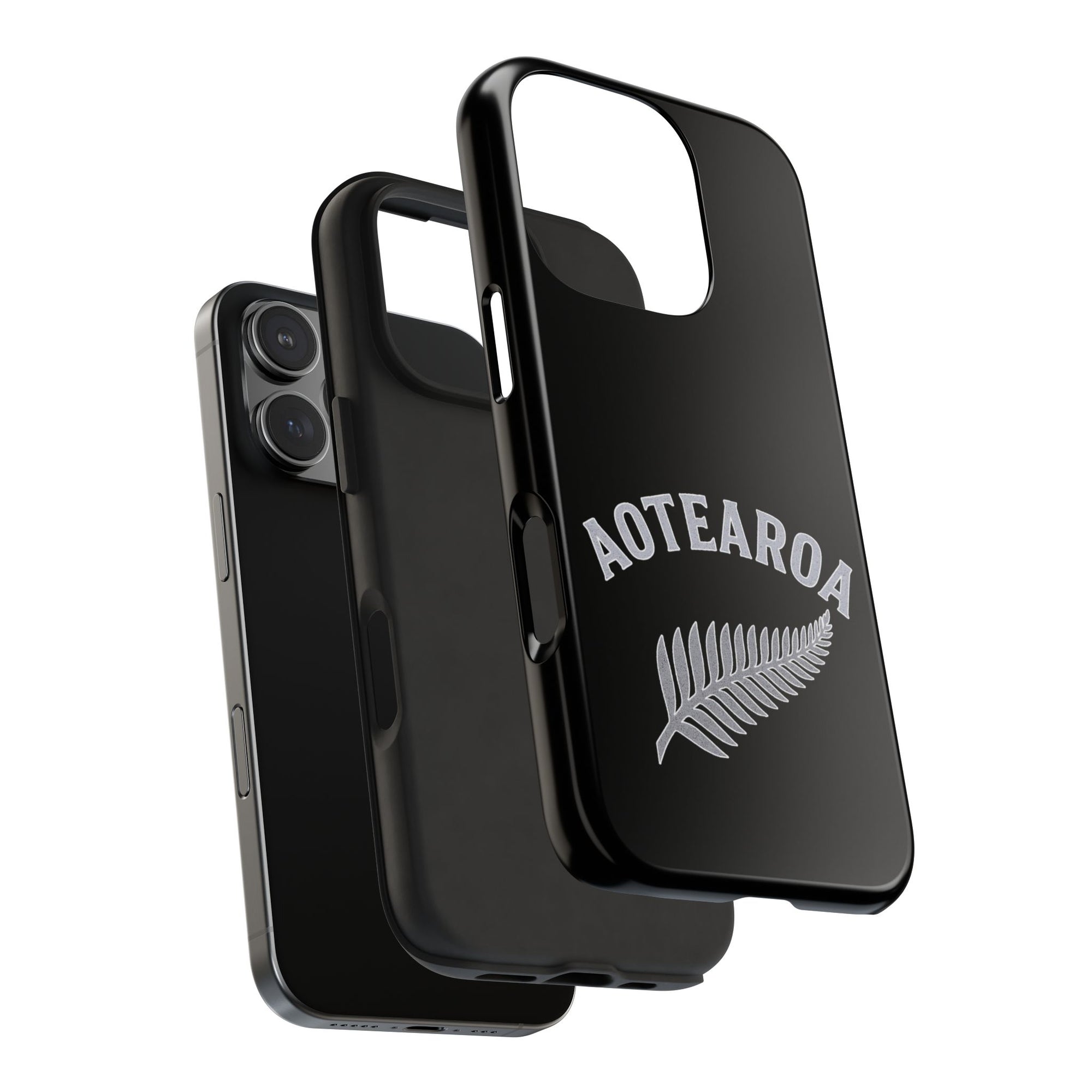 Aotearoa Phone Case | Silver Fern Phone Case | New Zealand iPhone Case | Kiwi Phone Case | Fern Design Phone Cover | NZ Pride Case