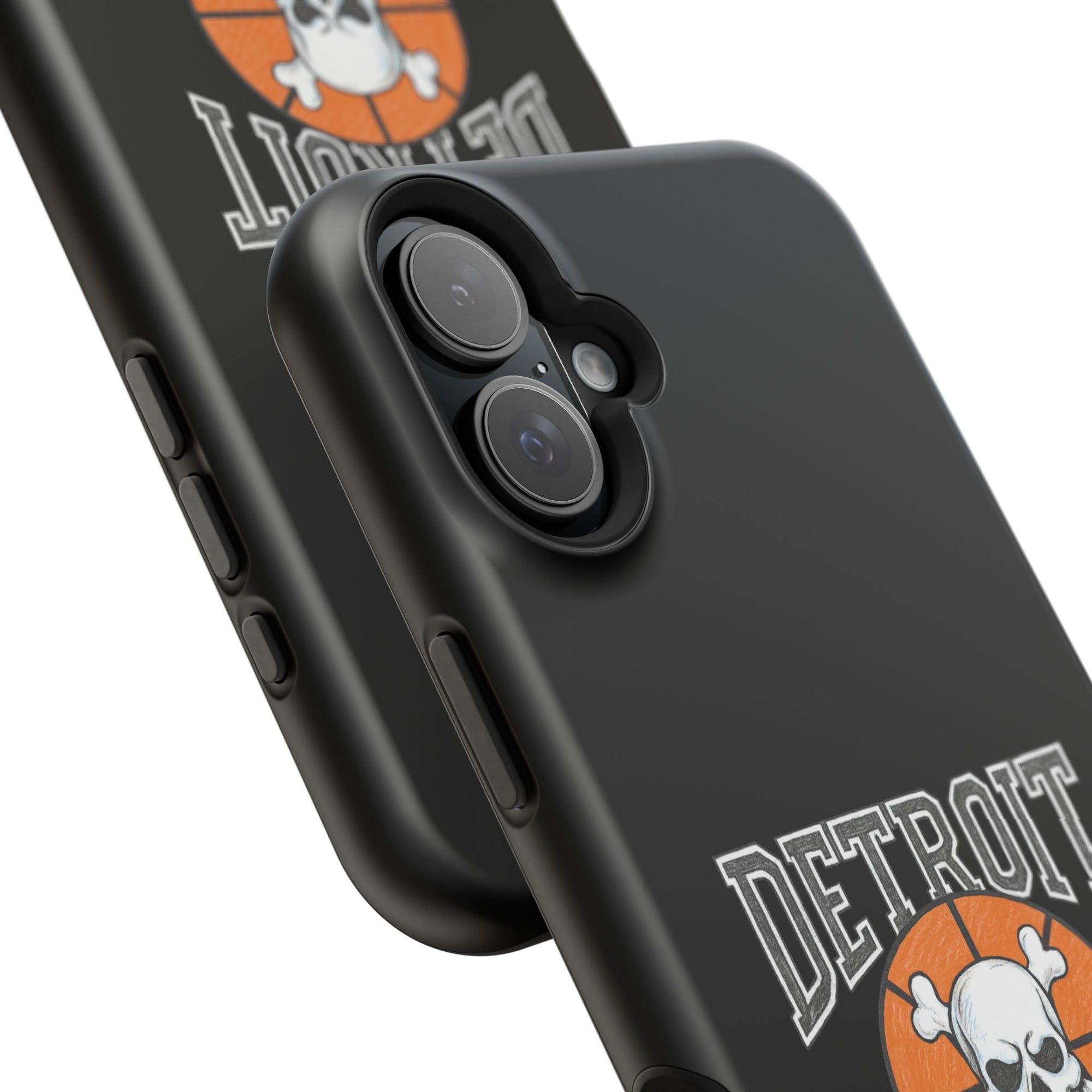 Detroit Bad Boys Skull Basketball Phone Case - Magnetic Impact-Resistant Case