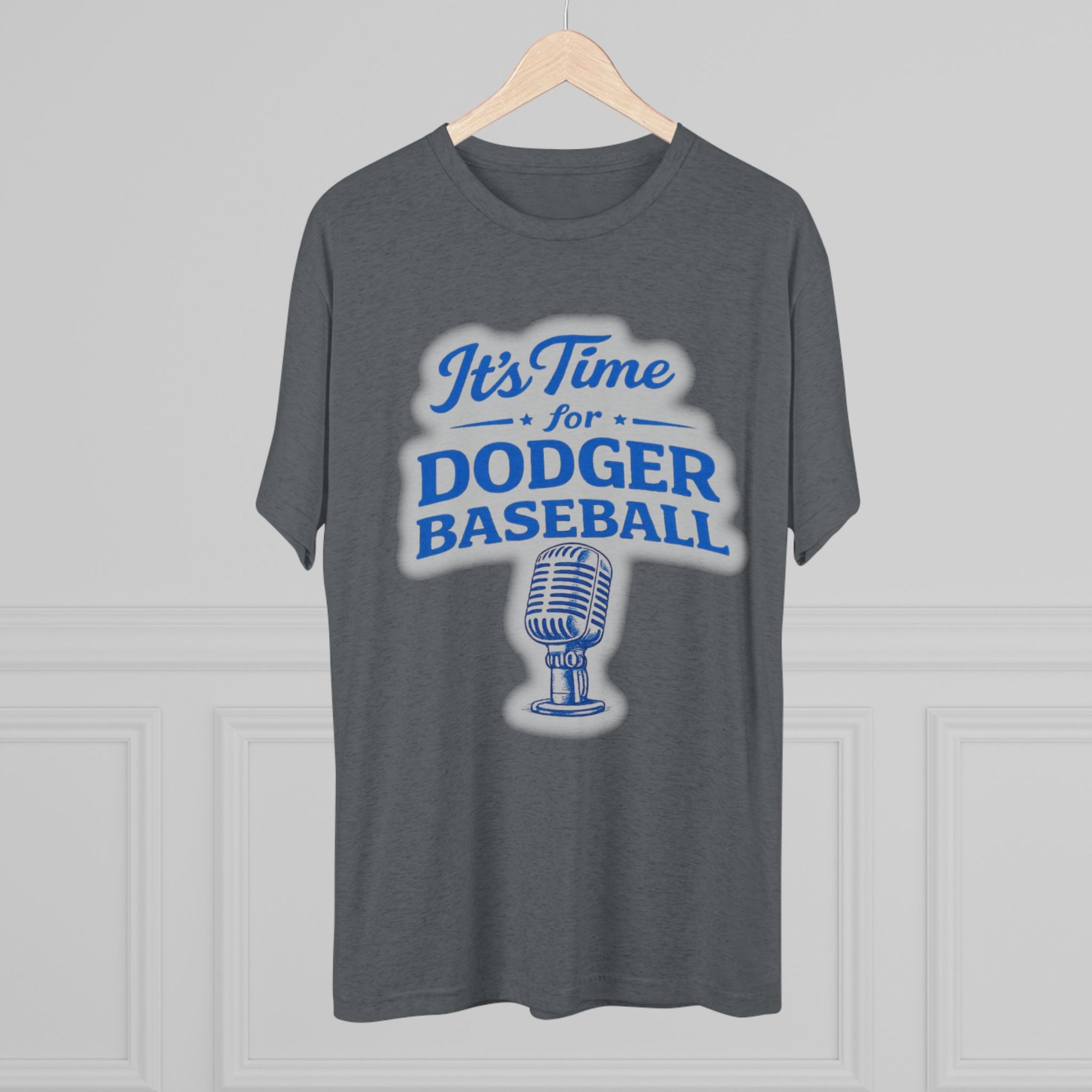 It's Time for Dodger Baseball Shirt, Vintage Dodgers Fan Tee, Baseball Broadcaster Tribute Shirt, LA Baseball Fan Gift