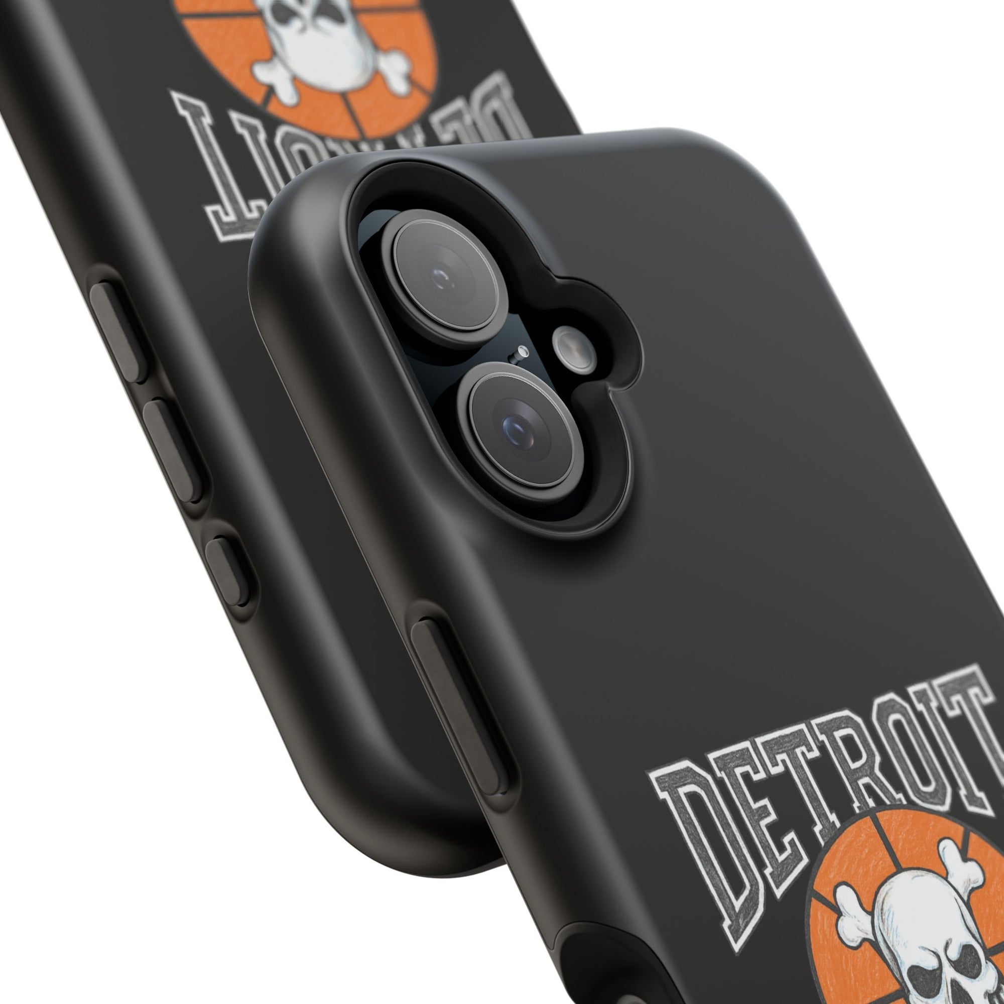 Detroit Bad Boys Skull Basketball Phone Case - Magnetic Impact-Resistant Case